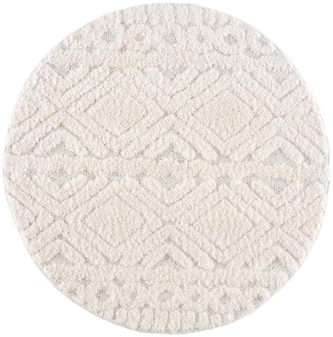 Carpet City Hoogpolig vloerkleed Focus 3382 Boho-tapijt, hoog-laag patroon / 3D-effect, voor woonkamer, slaapkamer