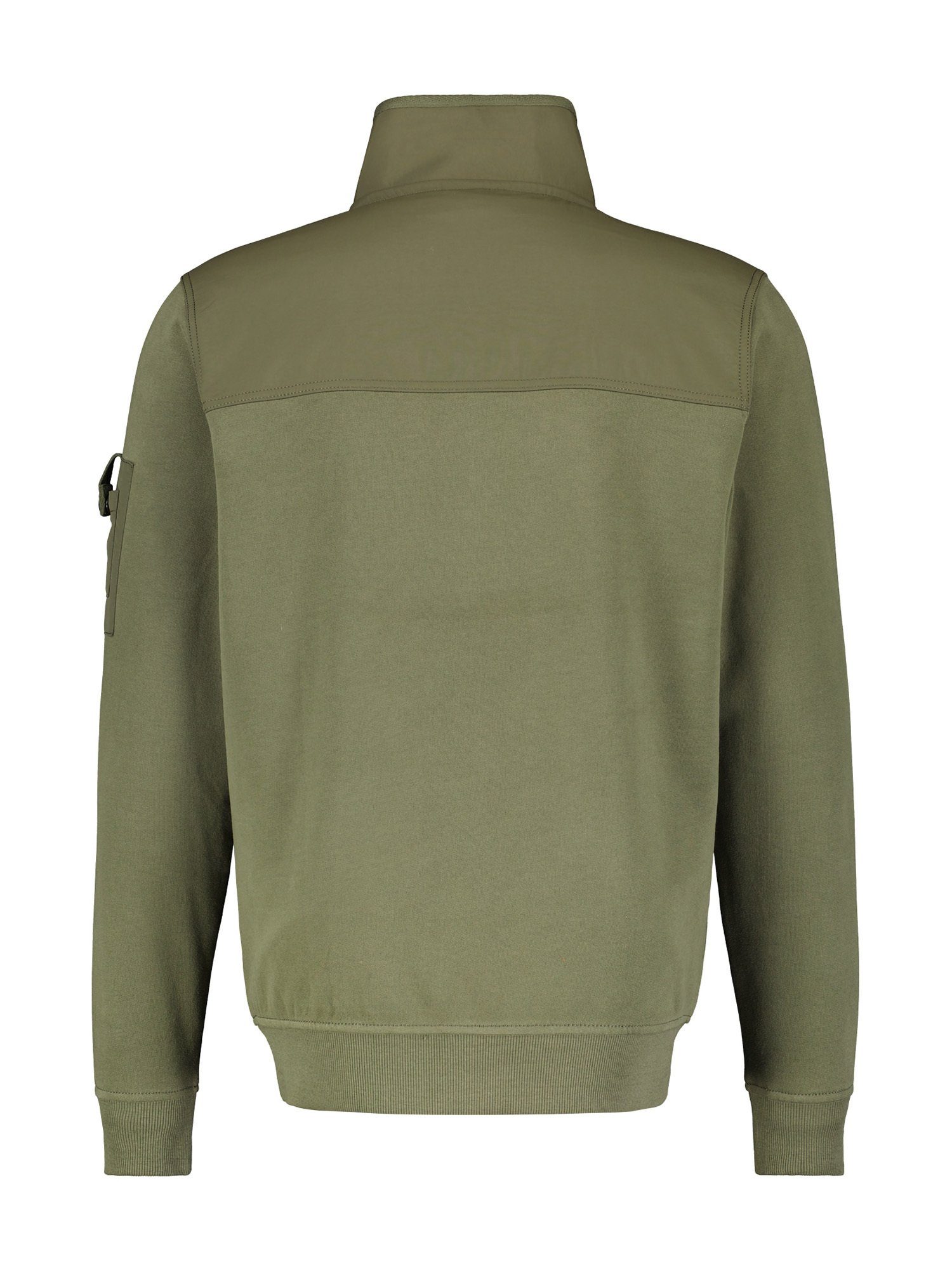 Lerros Sweatshirt LERROS troyer in zachte sweatshirtkwaliteit