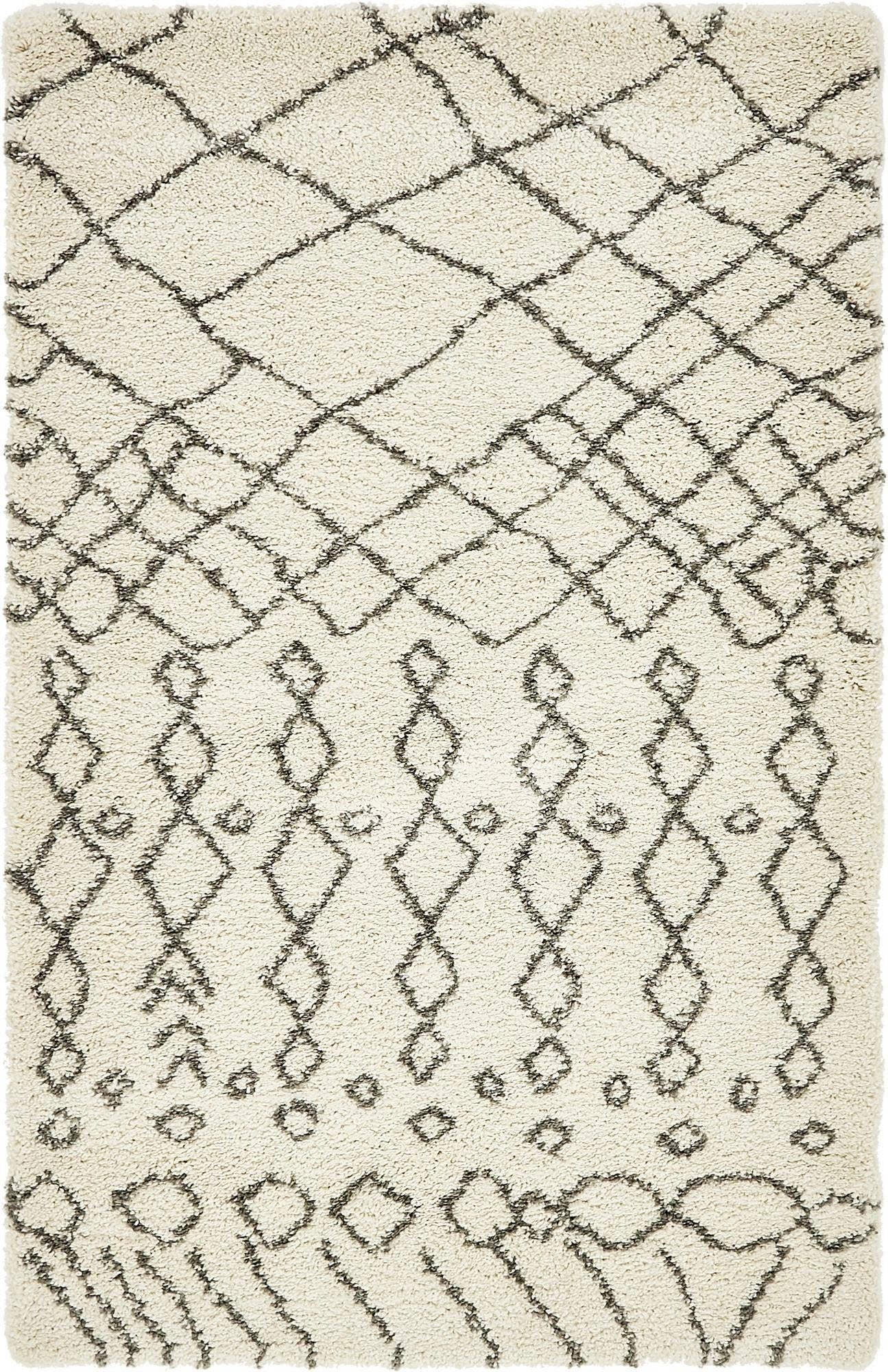 Myflair Möbel & Accessoires Hoogpolig vloerkleed Temara Shag, MAGAZIJNOPRUIMING! geweven, scandi design, ideaal in de woonkamer & slaapkamer