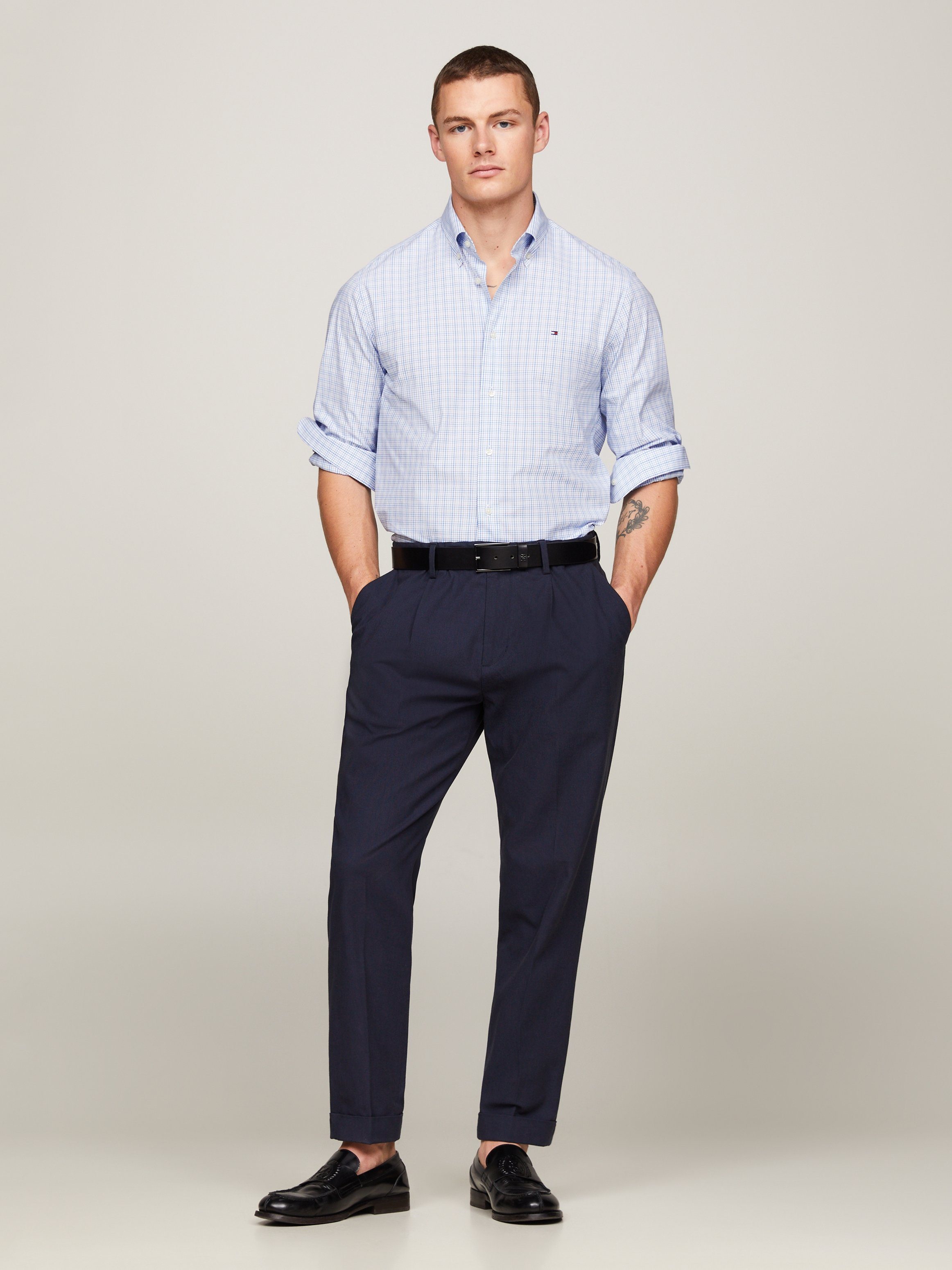 Tommy Hilfiger Businessoverhemd CL STR BUSINESS CHECK RF SHIRT