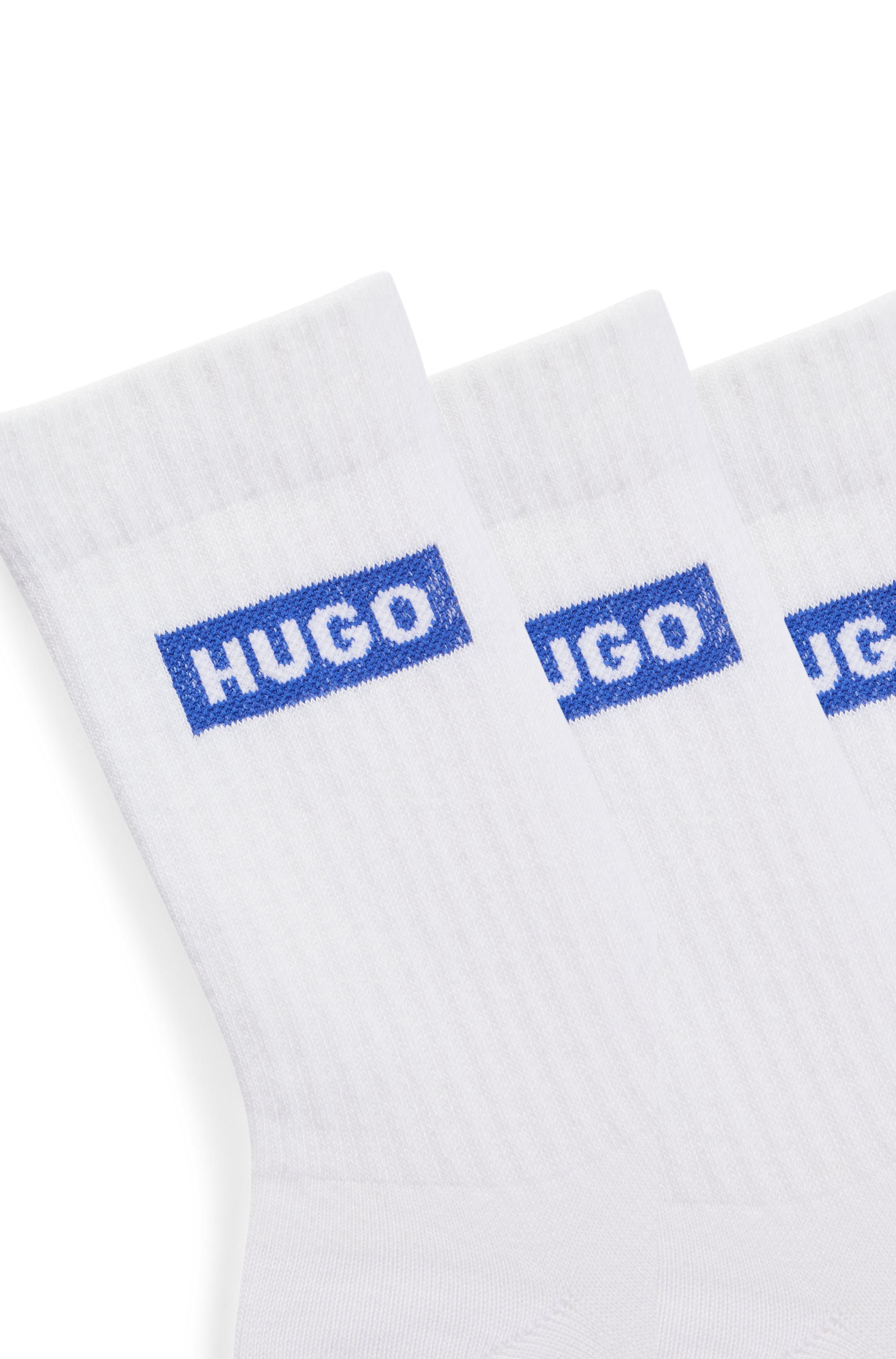 HUGO Blue Sokken 3P QS BLUE LOGO CC (3 paar)
