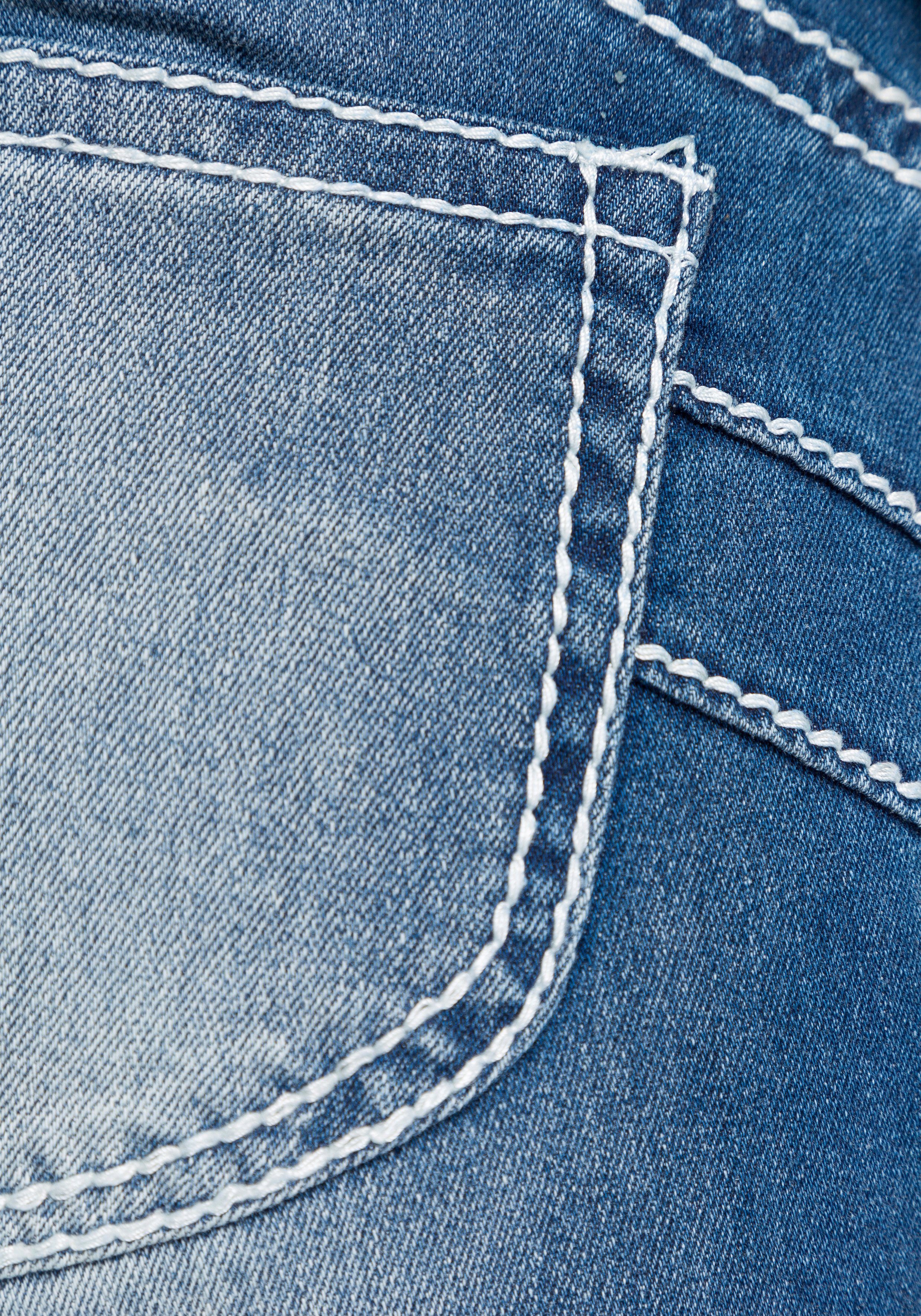 Arizona Slim fit jeans Heavy Washed - Shaping