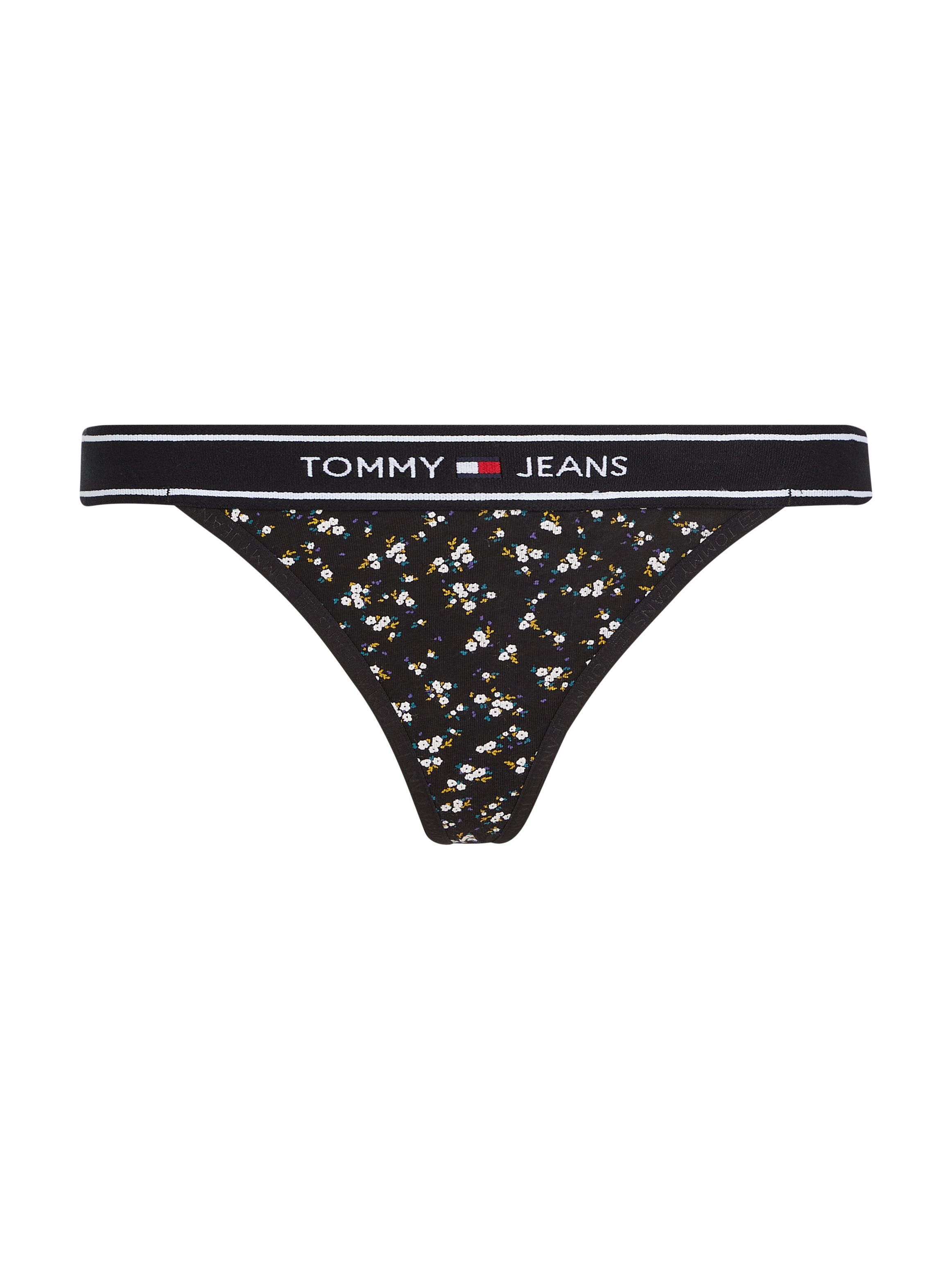 Tommy Hilfiger Underwear Tanga THONG PRINT met bloemenprint, logo-inscriptie
