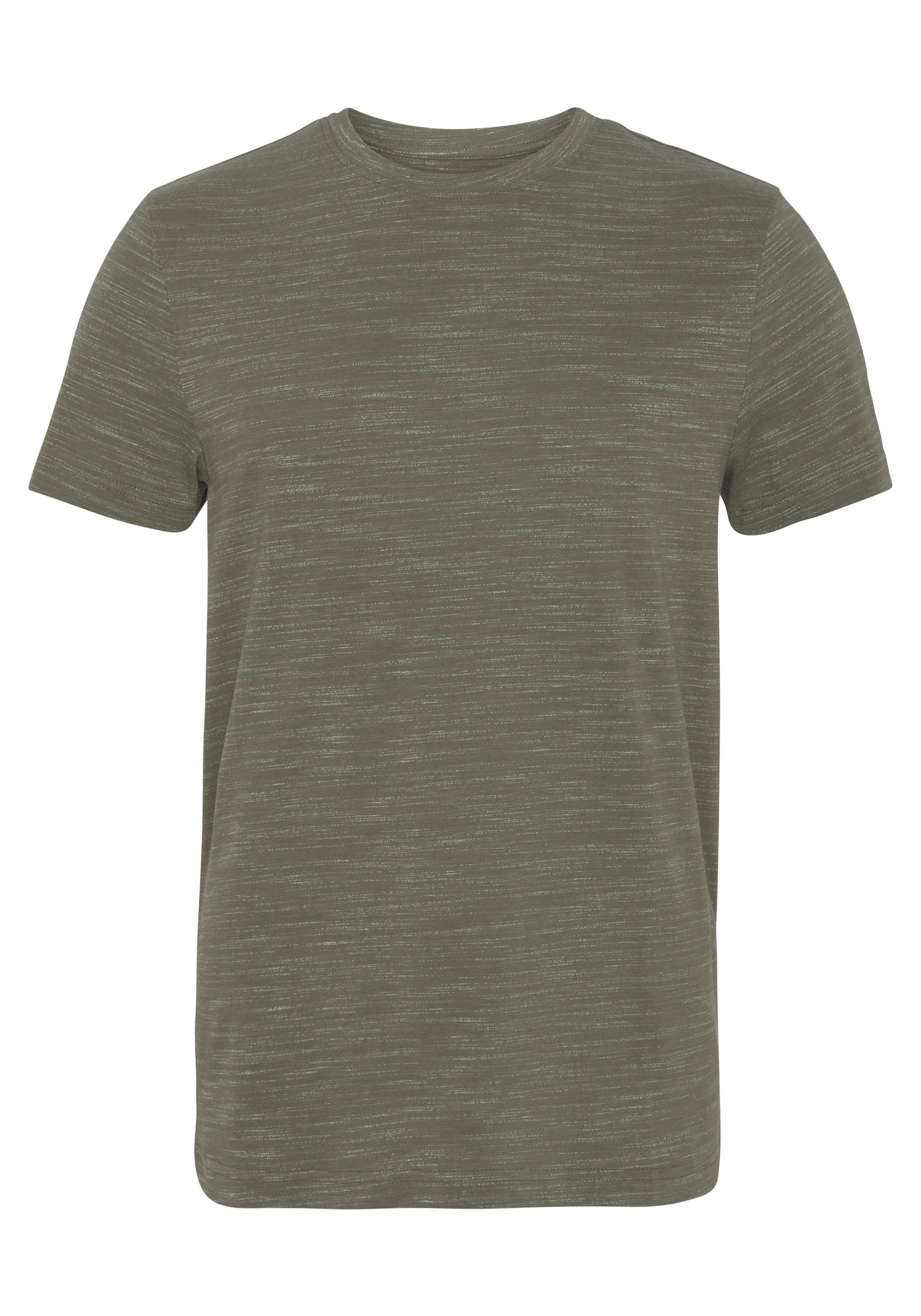 AJC T-shirt Korte mouwen, regular fit, gemêleerd, ronde hals