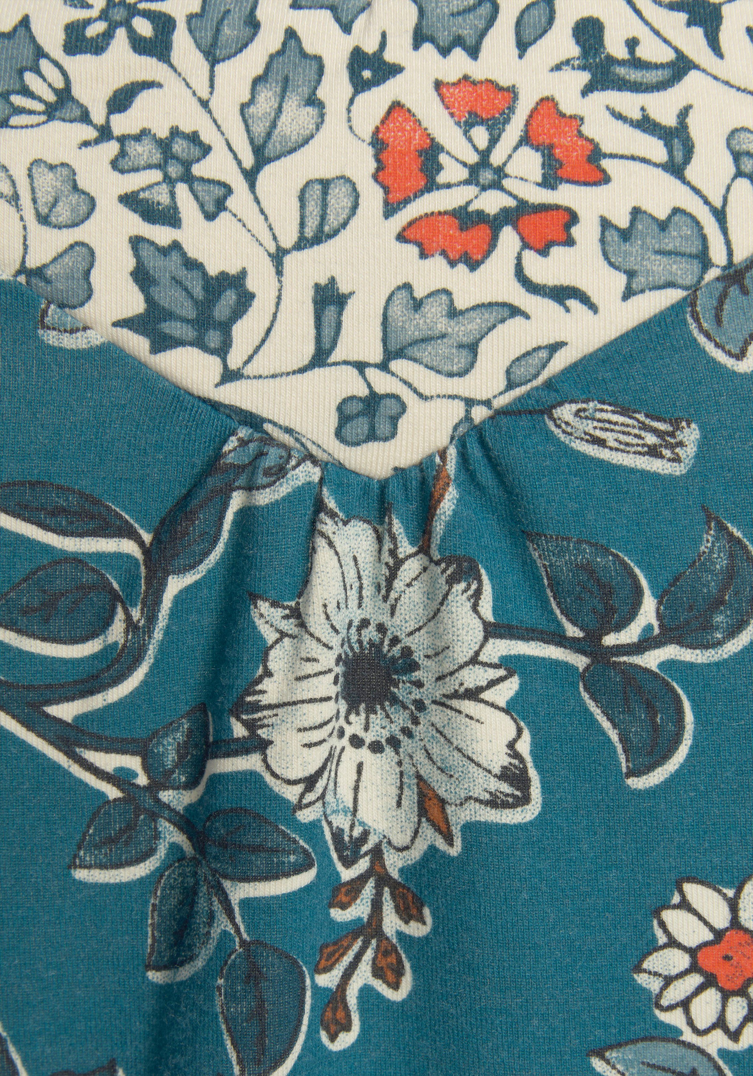 Lascana Negligé in bloemen print all-over