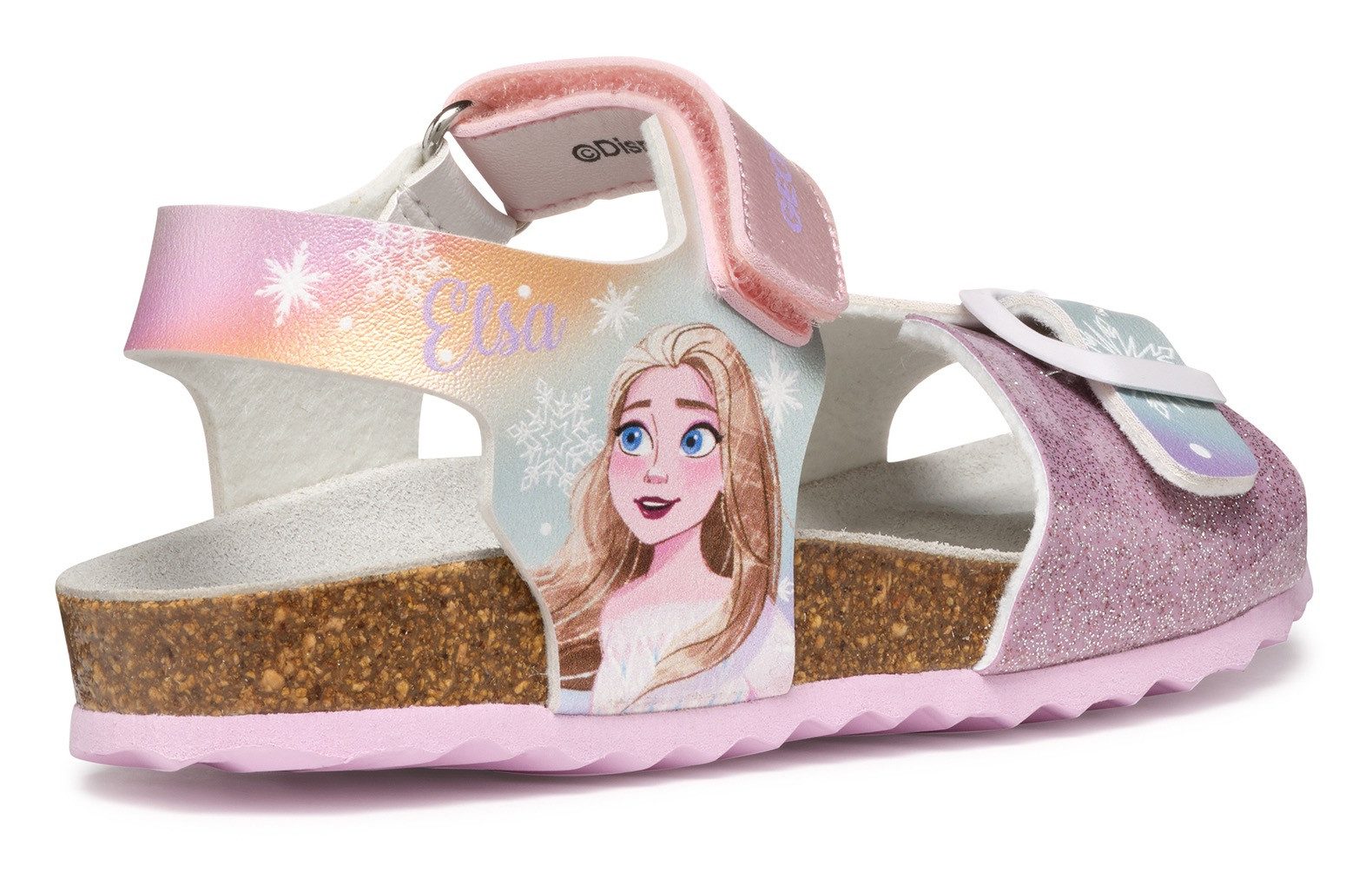 Geox Sandalen J ADRIEL GIRL , zomerschoen, klittenbandschoen met elsa-motief