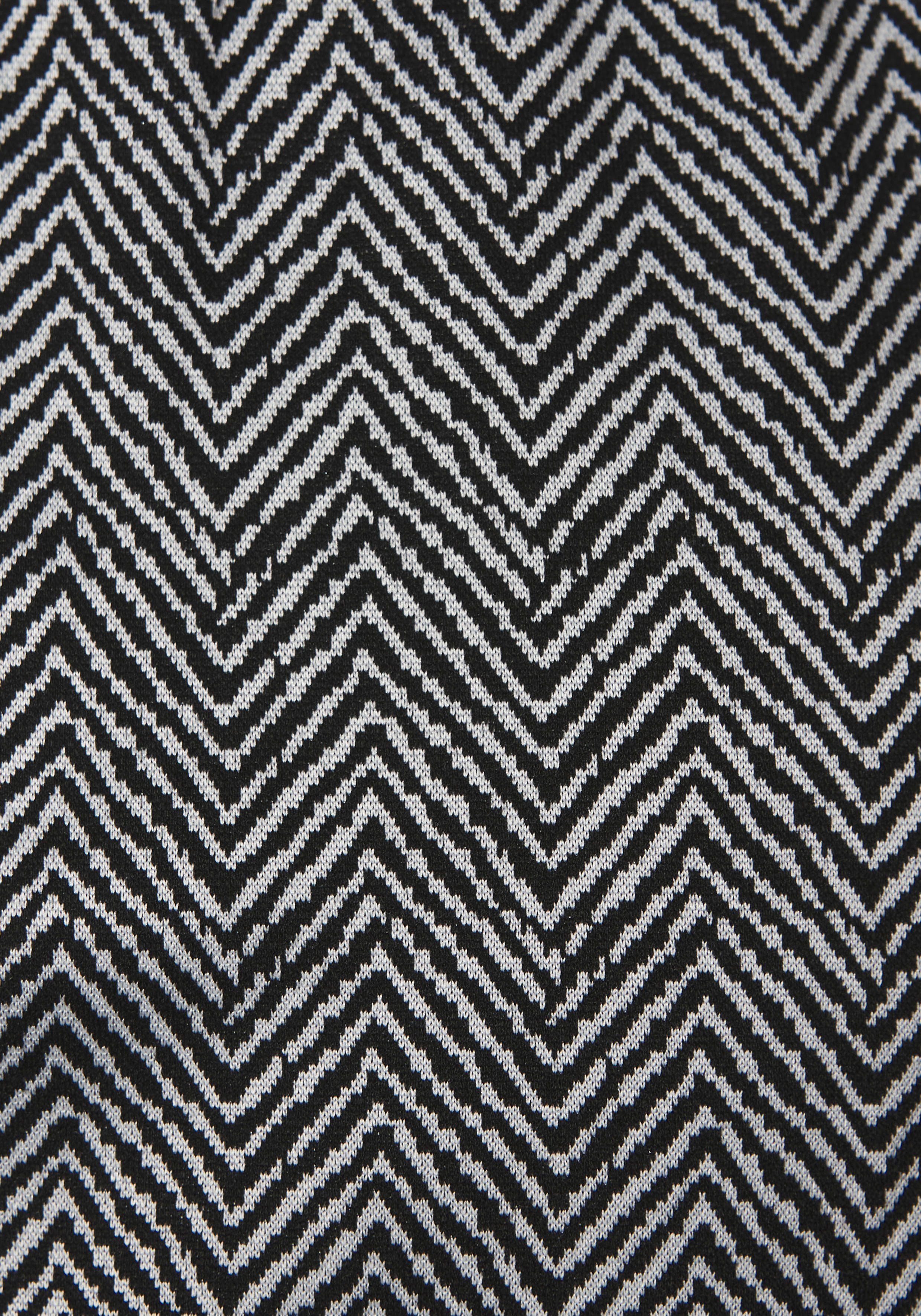 Vivance Joggingbroek met zigzagpatroon instapbroek elastische tailleband smalle pasvorm