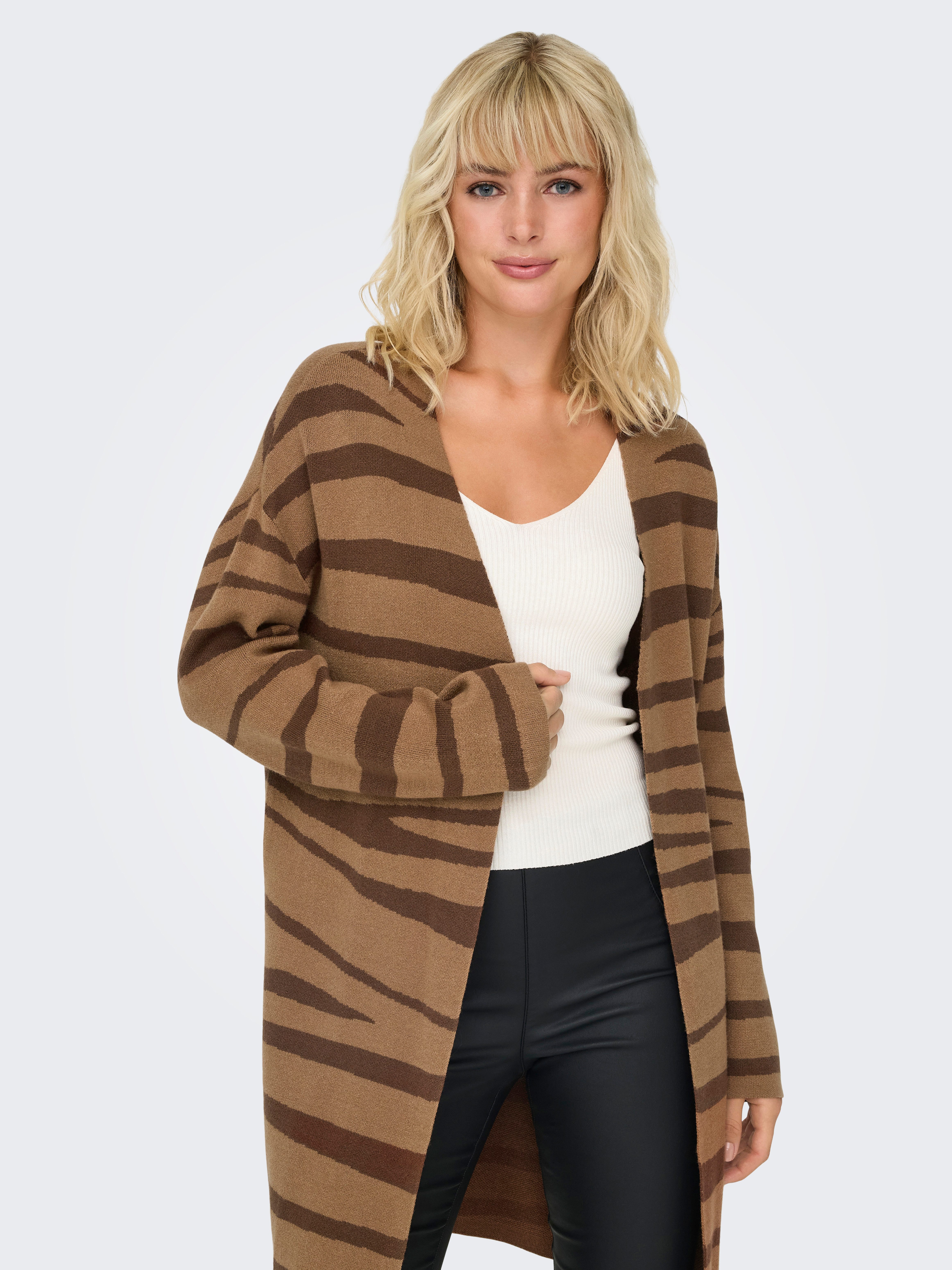 Only Vest ONLFRIDA LIFE LS OPEN CARDIGAN CC KNT