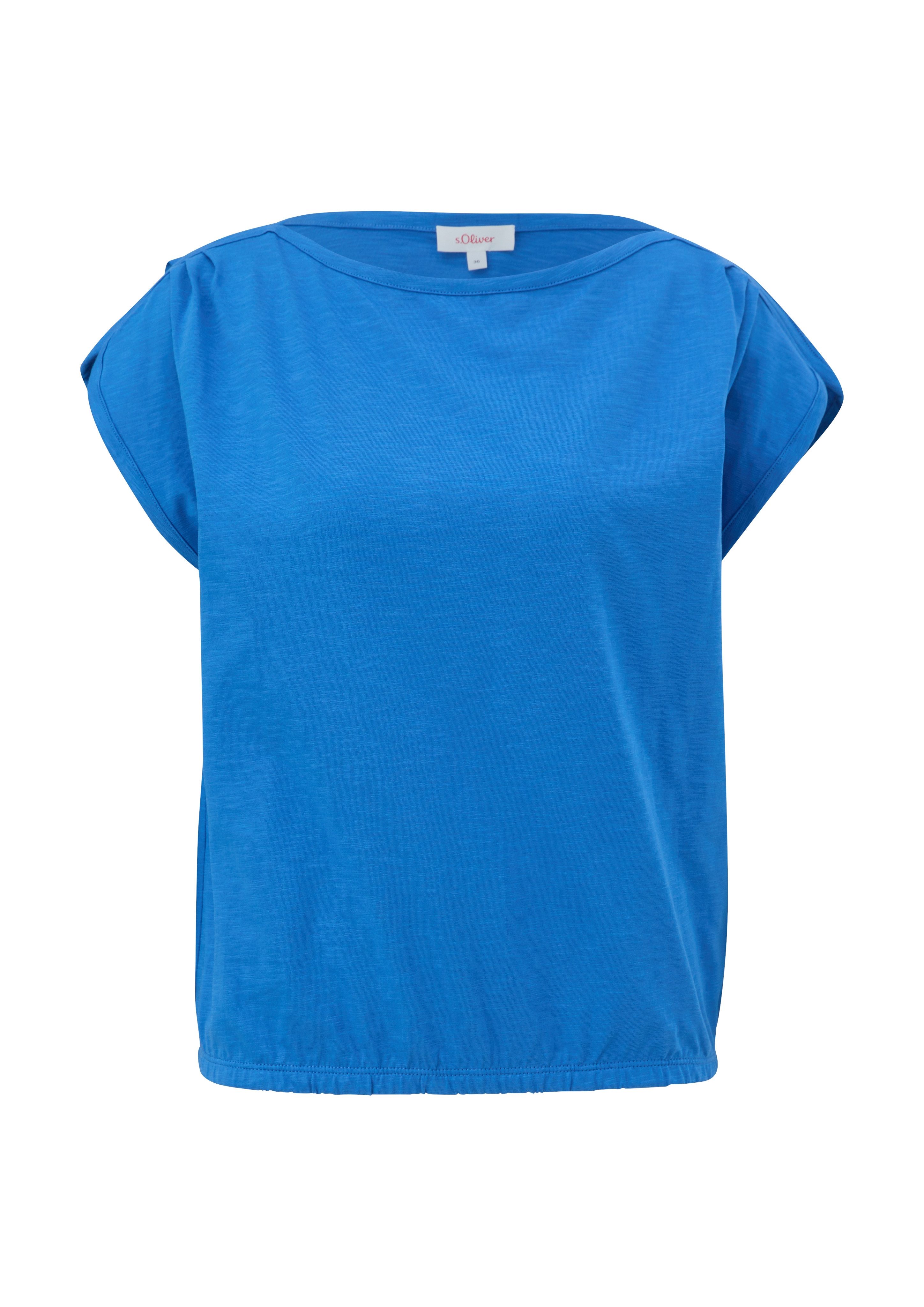 s.Oliver T-shirt met u-boot-kraag