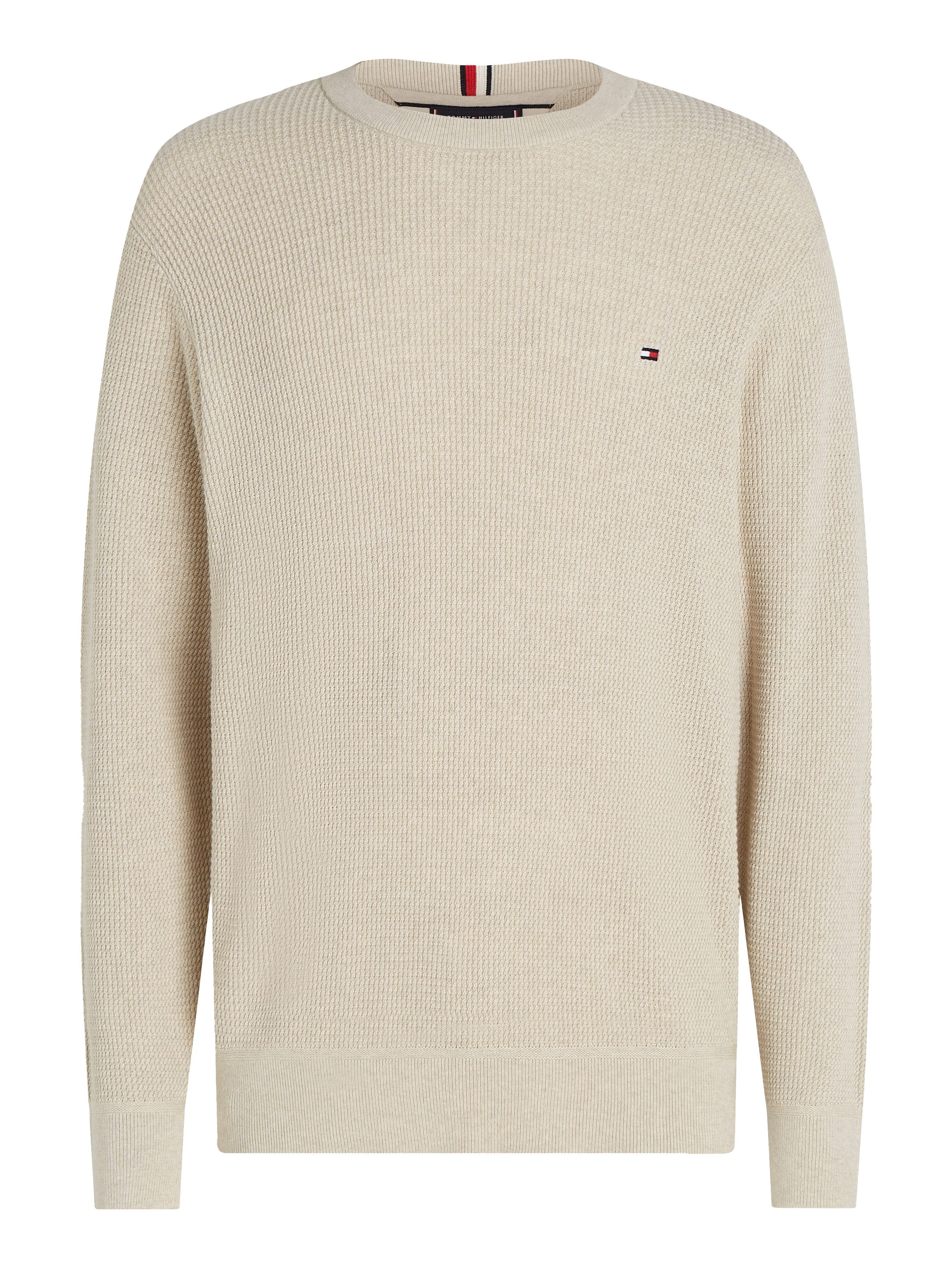 Tommy Hilfiger Trui met ronde hals REFINED STRUCTURE CREW NK