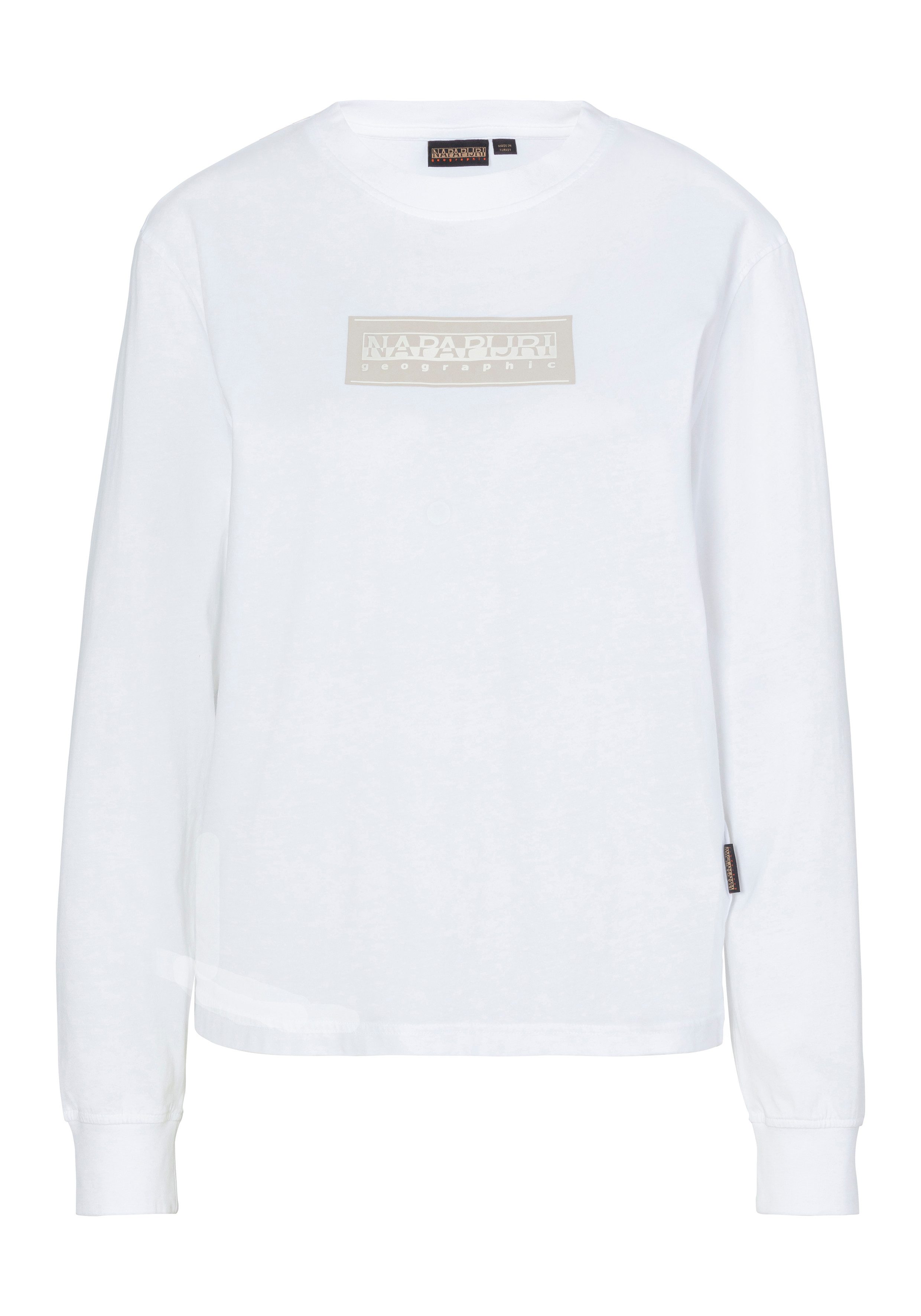 Napapijri Shirt met lange mouwen Suze met grote logoprint
