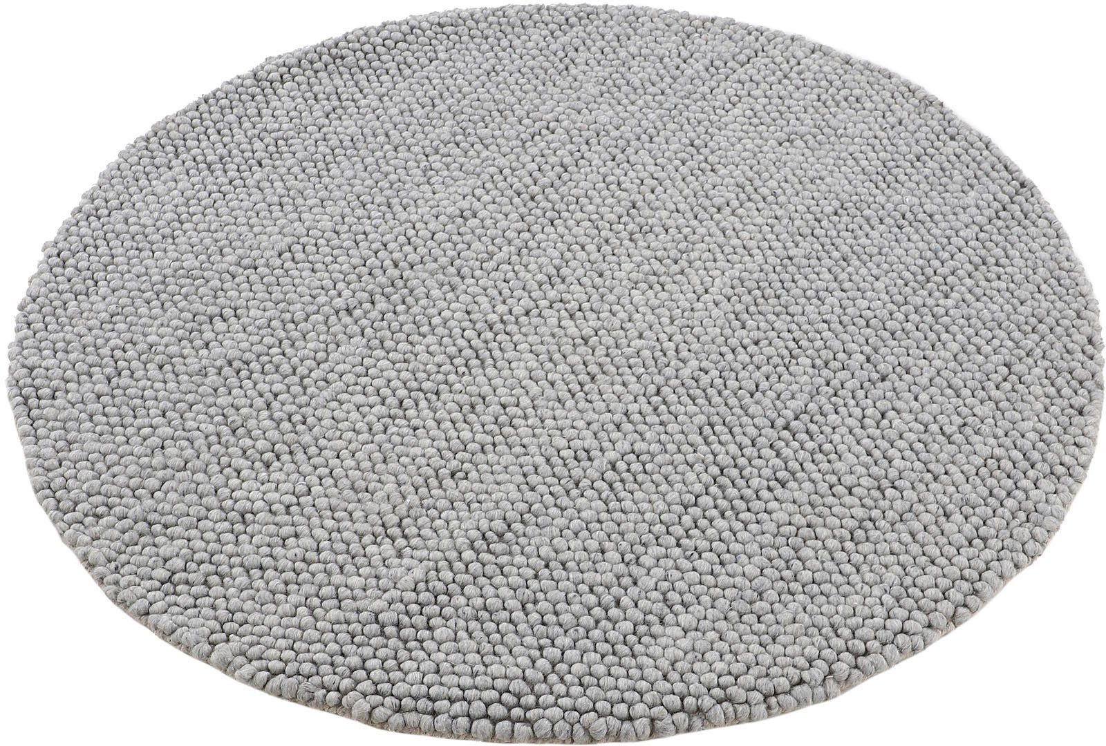 carpetfine Vloerkleed Calo Handgeweven tapijt, uni-kleuren, gemeleerd, handgeweven, 70% wol