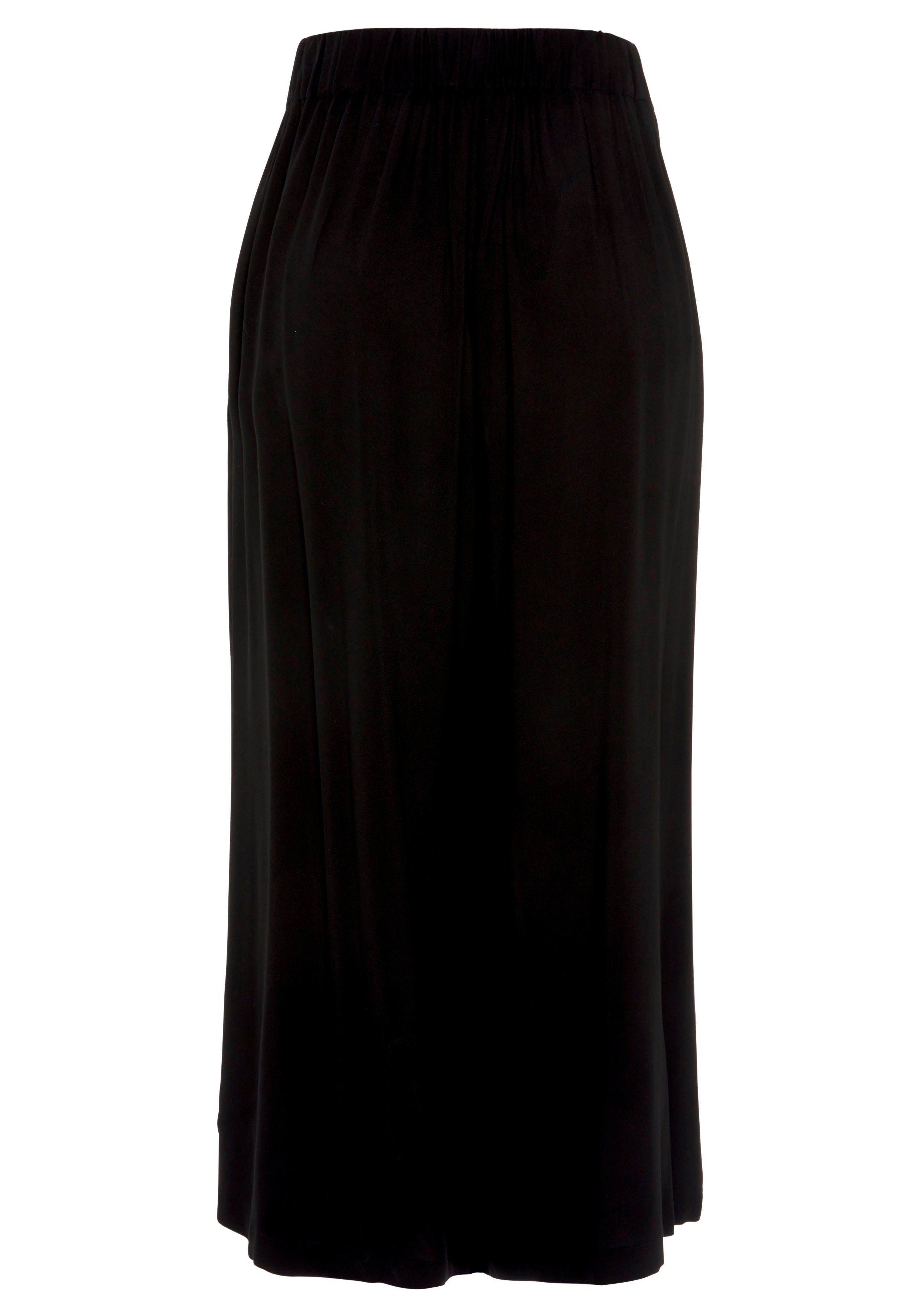 Lascana Culotte met zakken, wijde pijpen, luchtige viscose, zomers, modieus