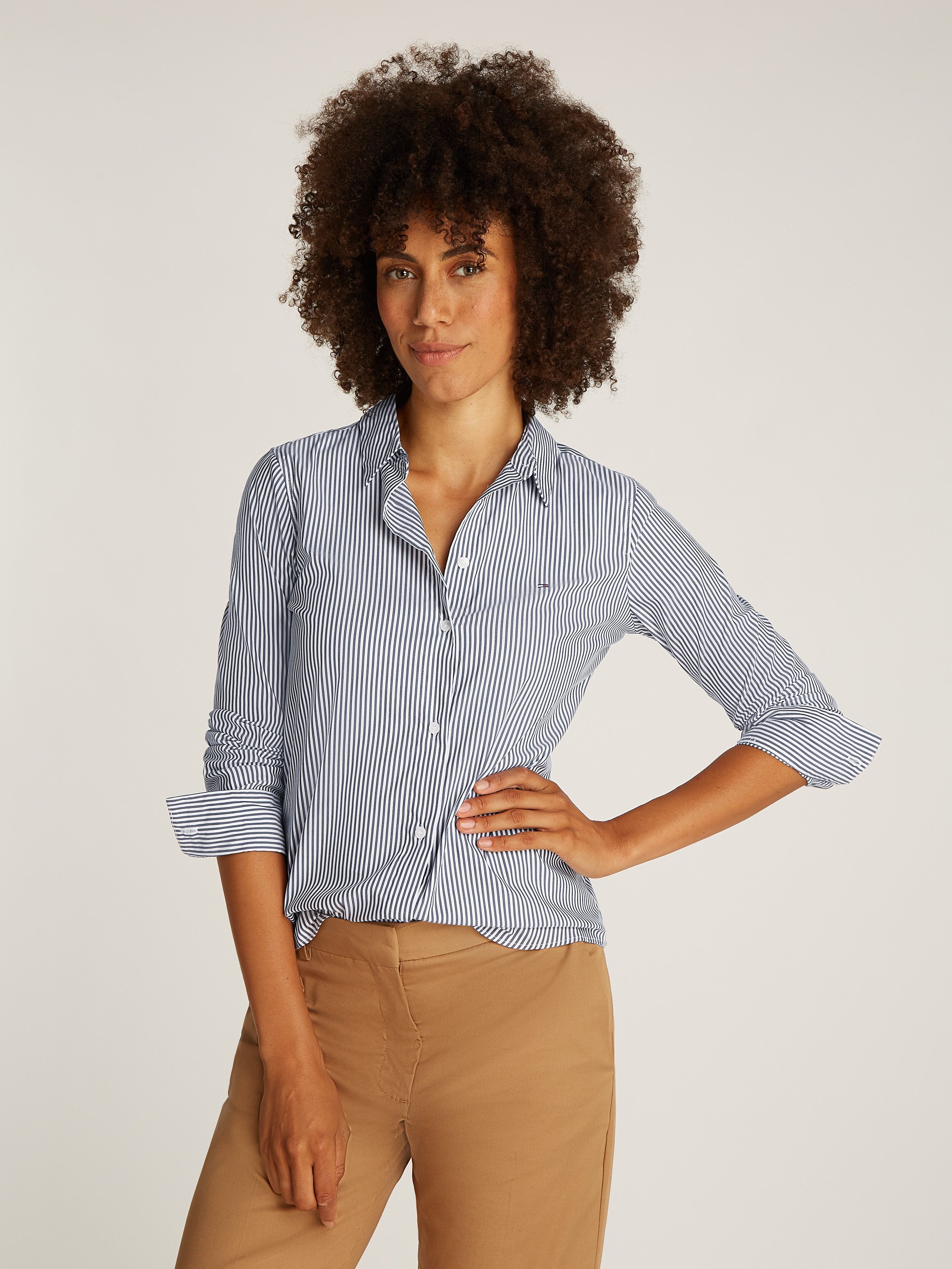 Tommy Hilfiger Overhemdblouse ESS POPLIN REGULAR SHIRT
