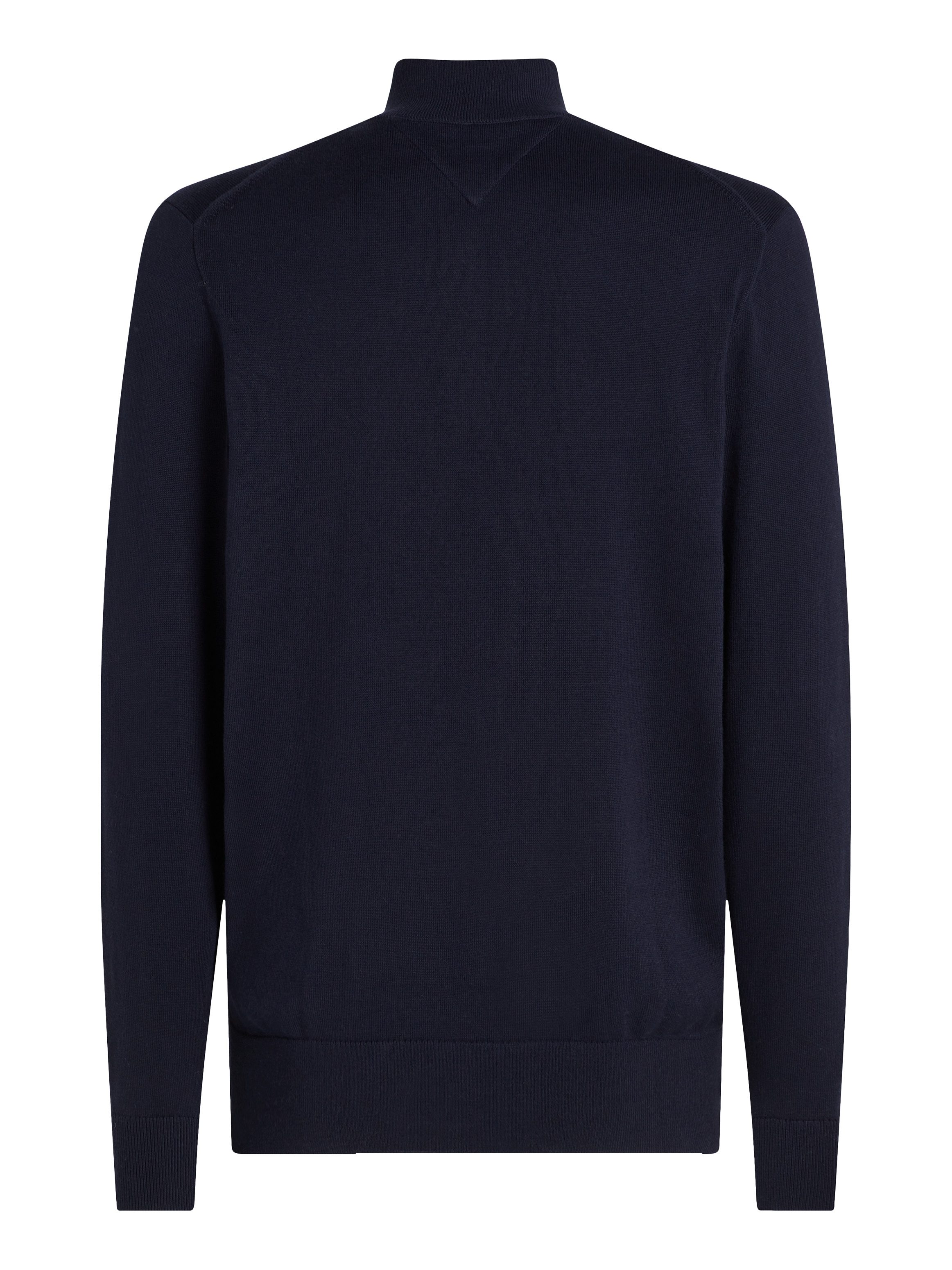 Tommy Hilfiger Schipperstrui ESSENTIAL COTTON ZIP MOCK