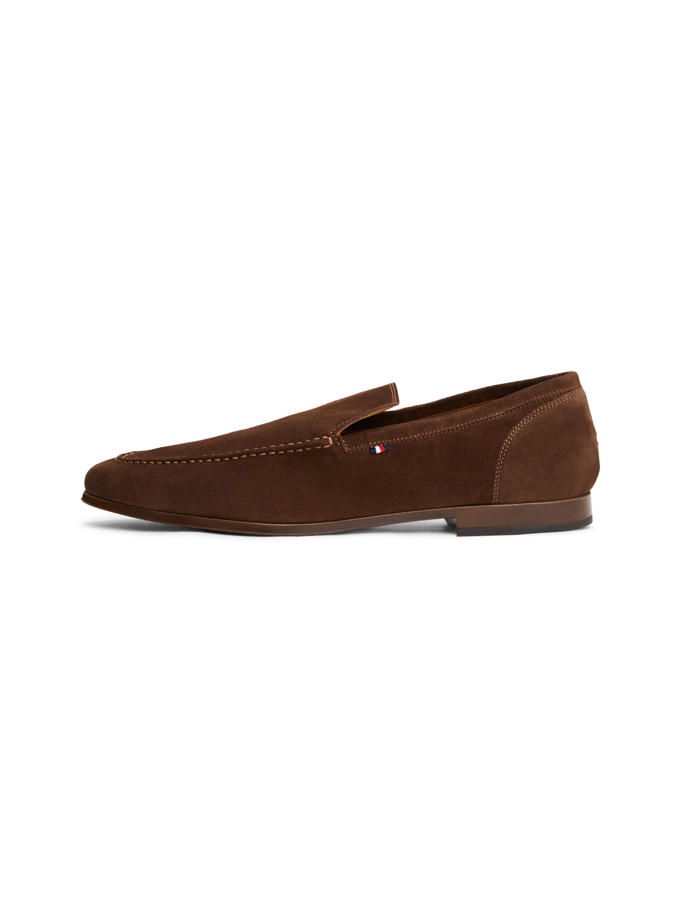 Tommy Hilfiger Instappers HILFIGER FLEXIBLE SUEDE LOAFER