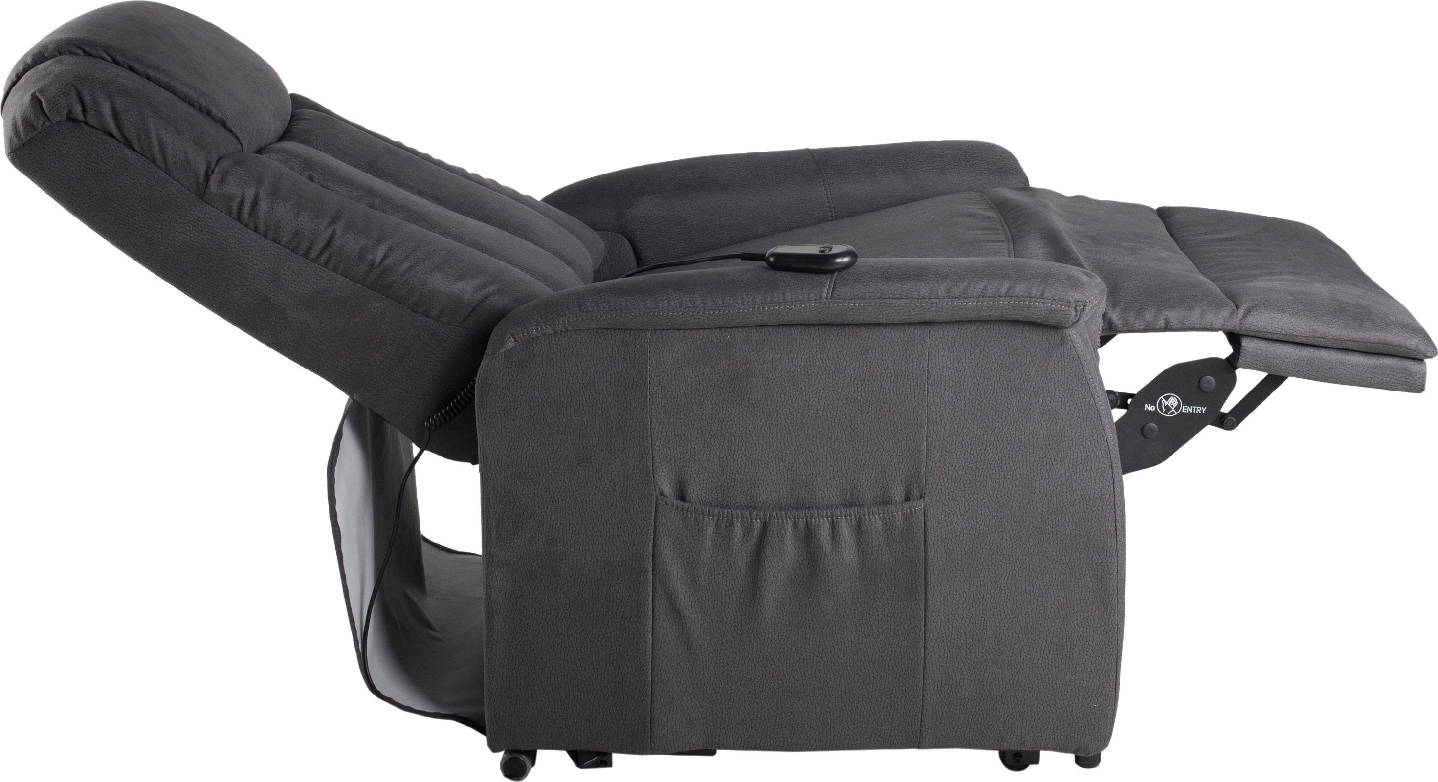 Duo Collection Relaxfauteuil Delphi met elektrische opstahulp Relaxfunctie en pocketveren binnenvering met stalen nosagvering (set)