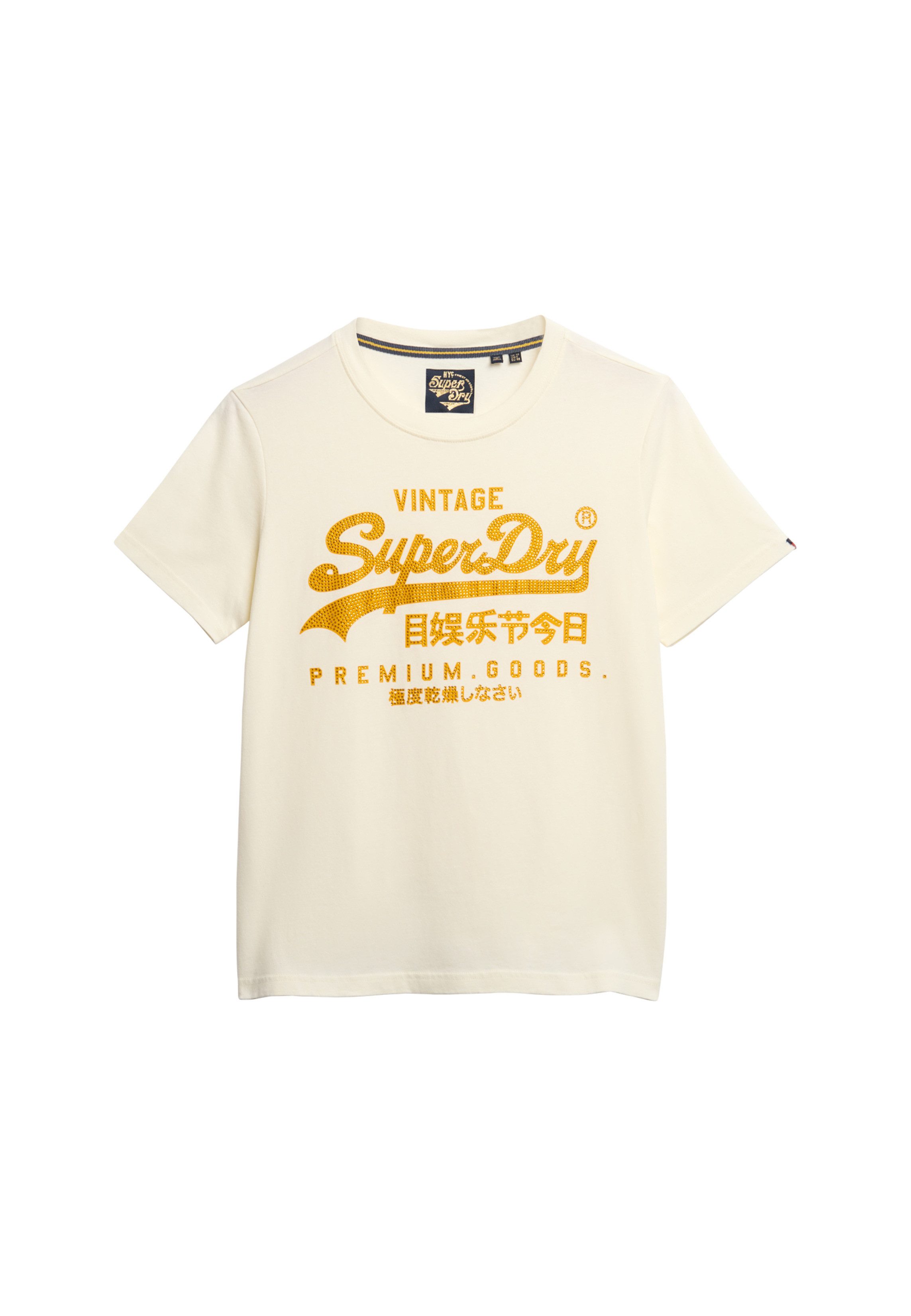 Superdry Shirt met print EMBELLISHED VL RELAXED TEE
