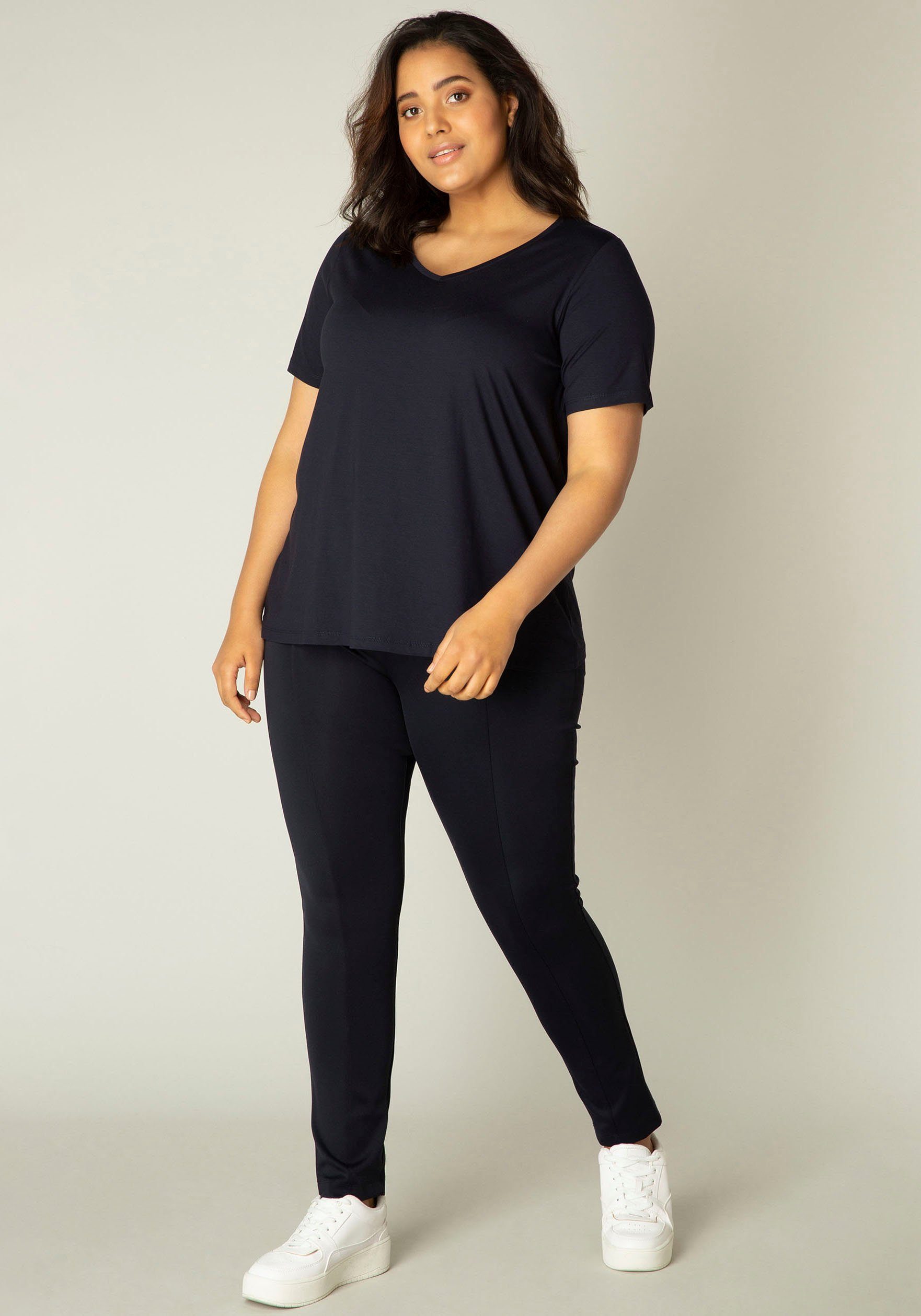 Base Level Curvy T-shirt Alba Soepelvallende, vormvaste kwaliteit