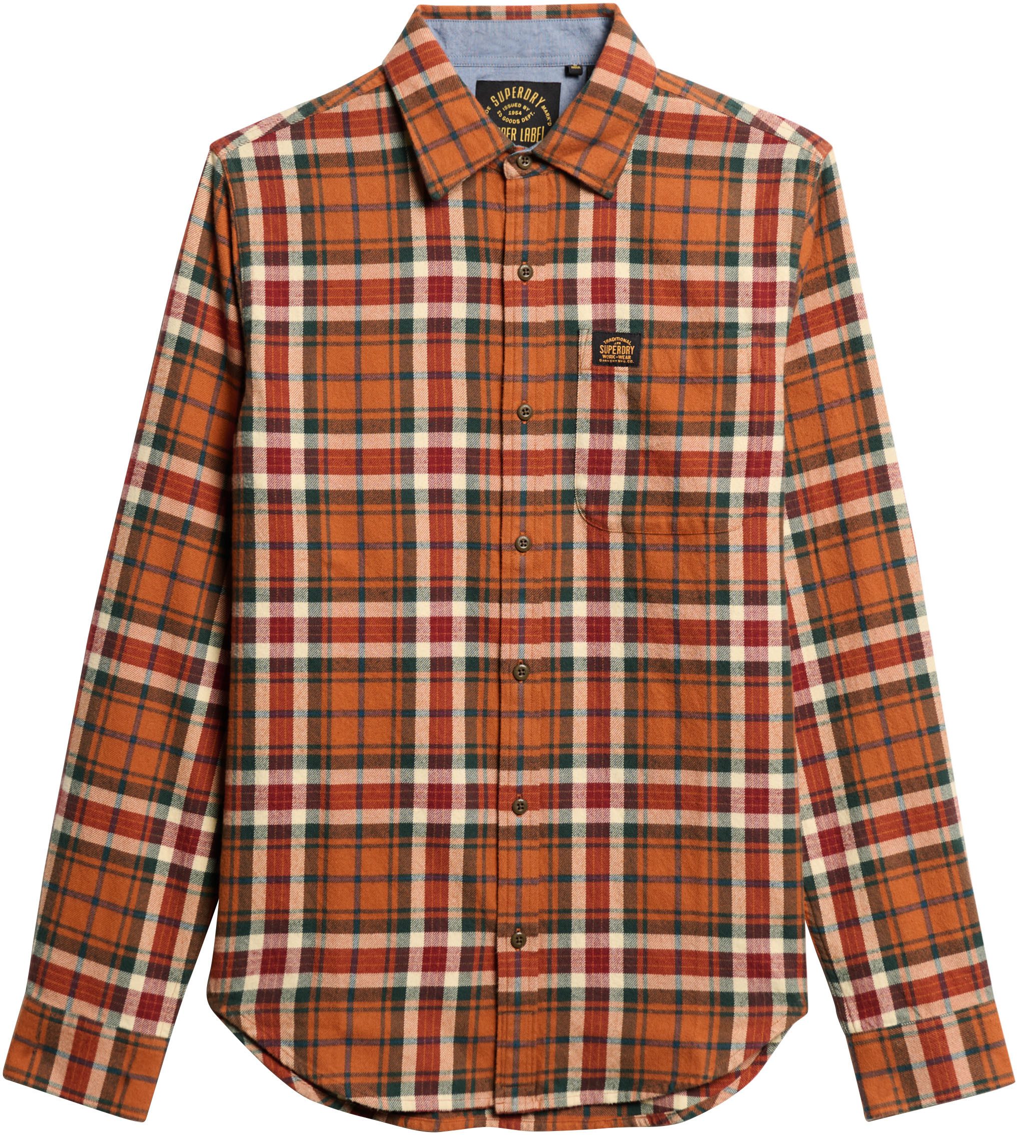 Superdry Overhemd met lange mouwen Organic Cotton Lumberjack Check Shirt