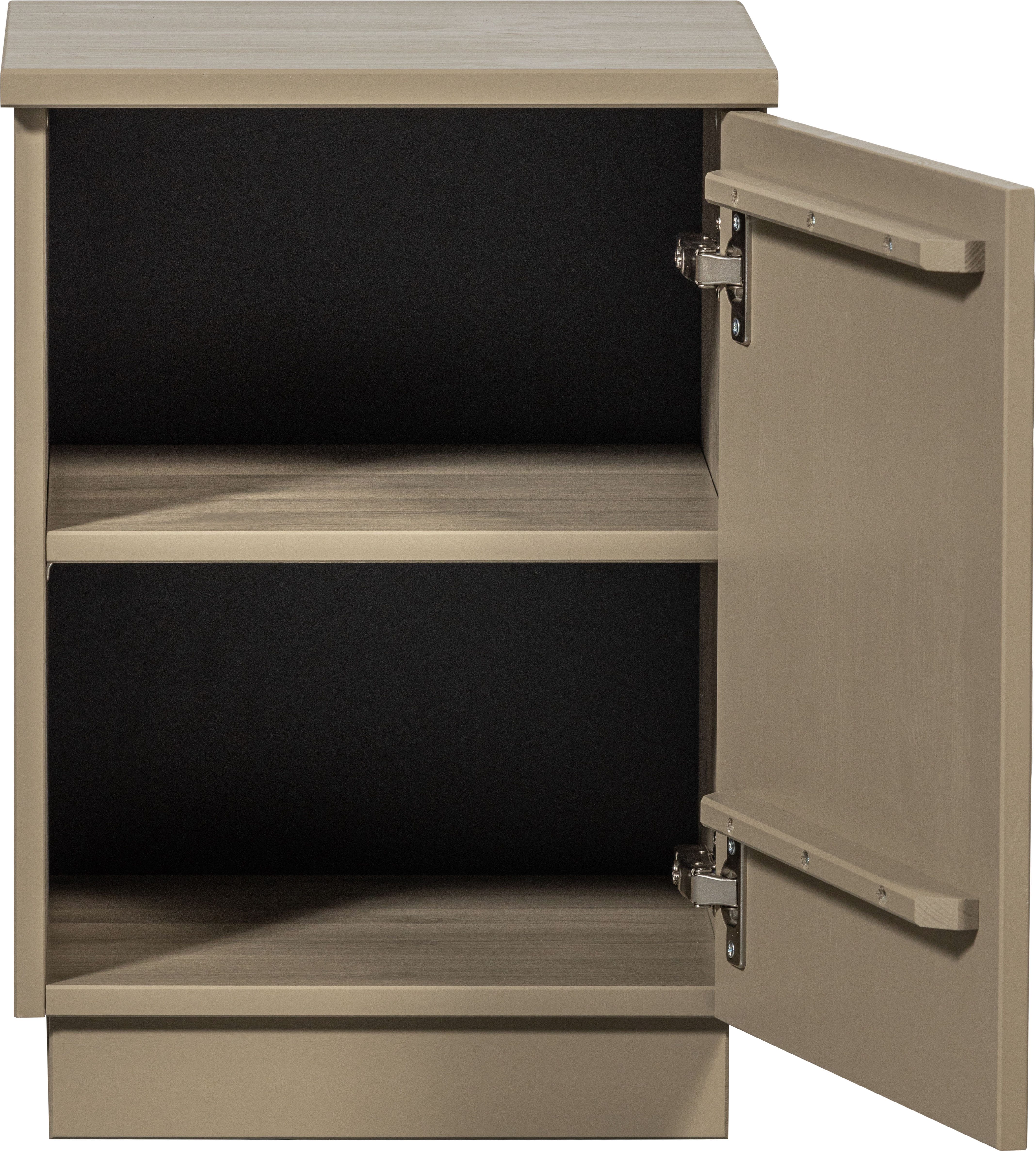 WOOOD Nachtkastje Teo 3d-effect, belastbaar tot 15 kg, push-to-open functie, breedte 36 cm