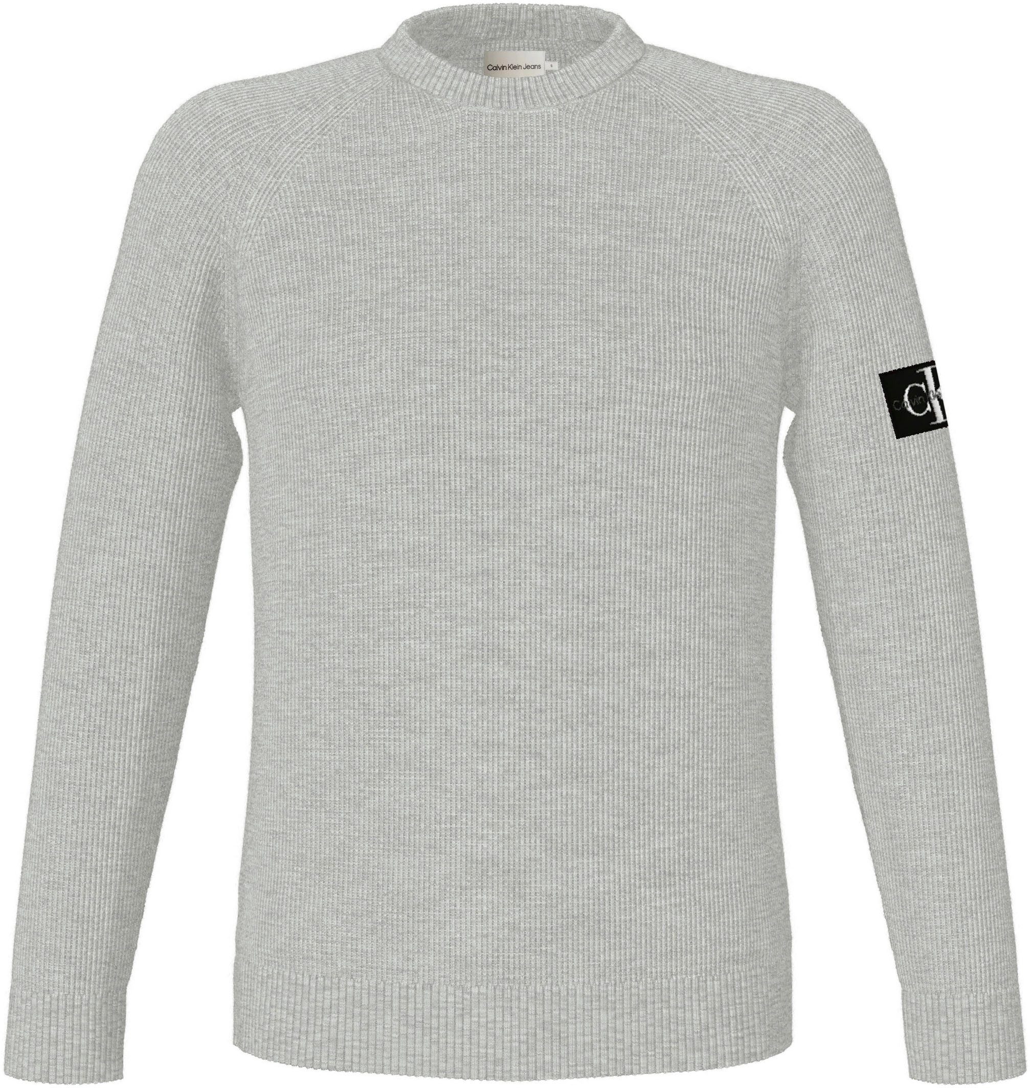 Calvin Klein Trui met ronde hals BADGE EASY SWEATER