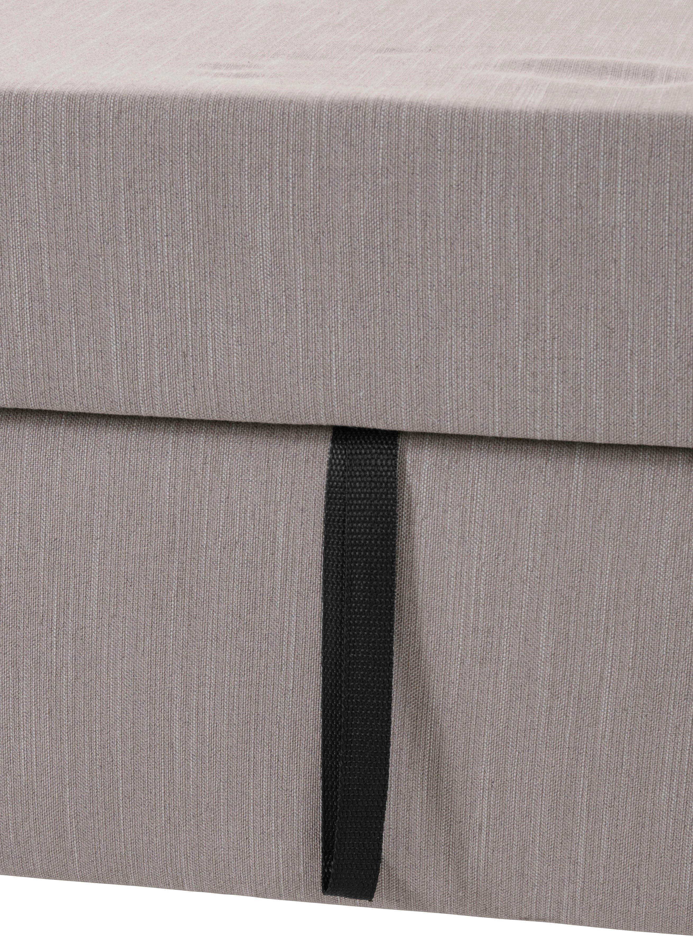 OTTO products Hoekbank Grazzo L-vorm hoogwaardige stoffen van gerecycled materiaal, stiksels op de zitting