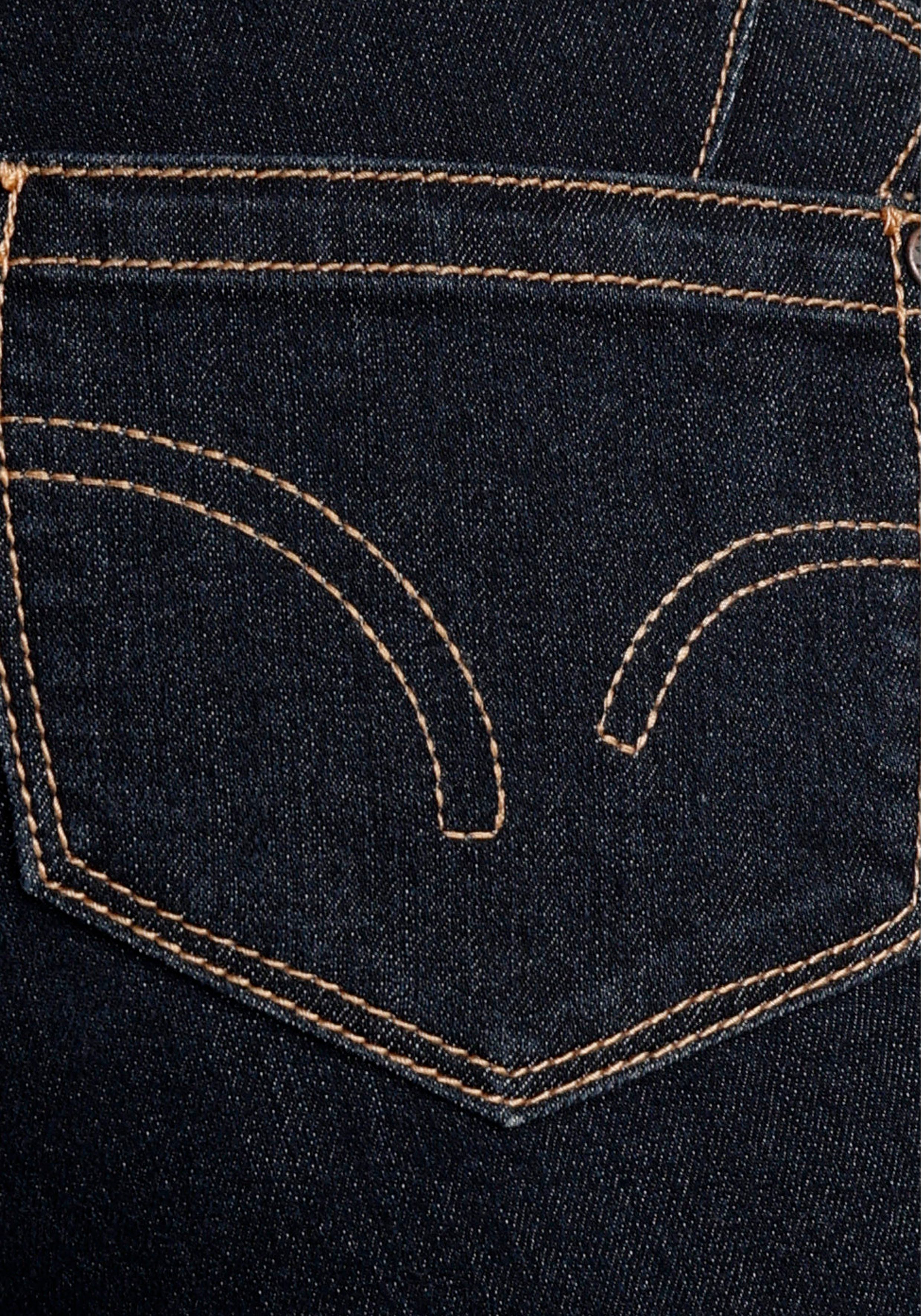 Arizona Skinny fit jeans Shaping skinny pasvorm, normale taille, in stretchkwaliteit, used-look