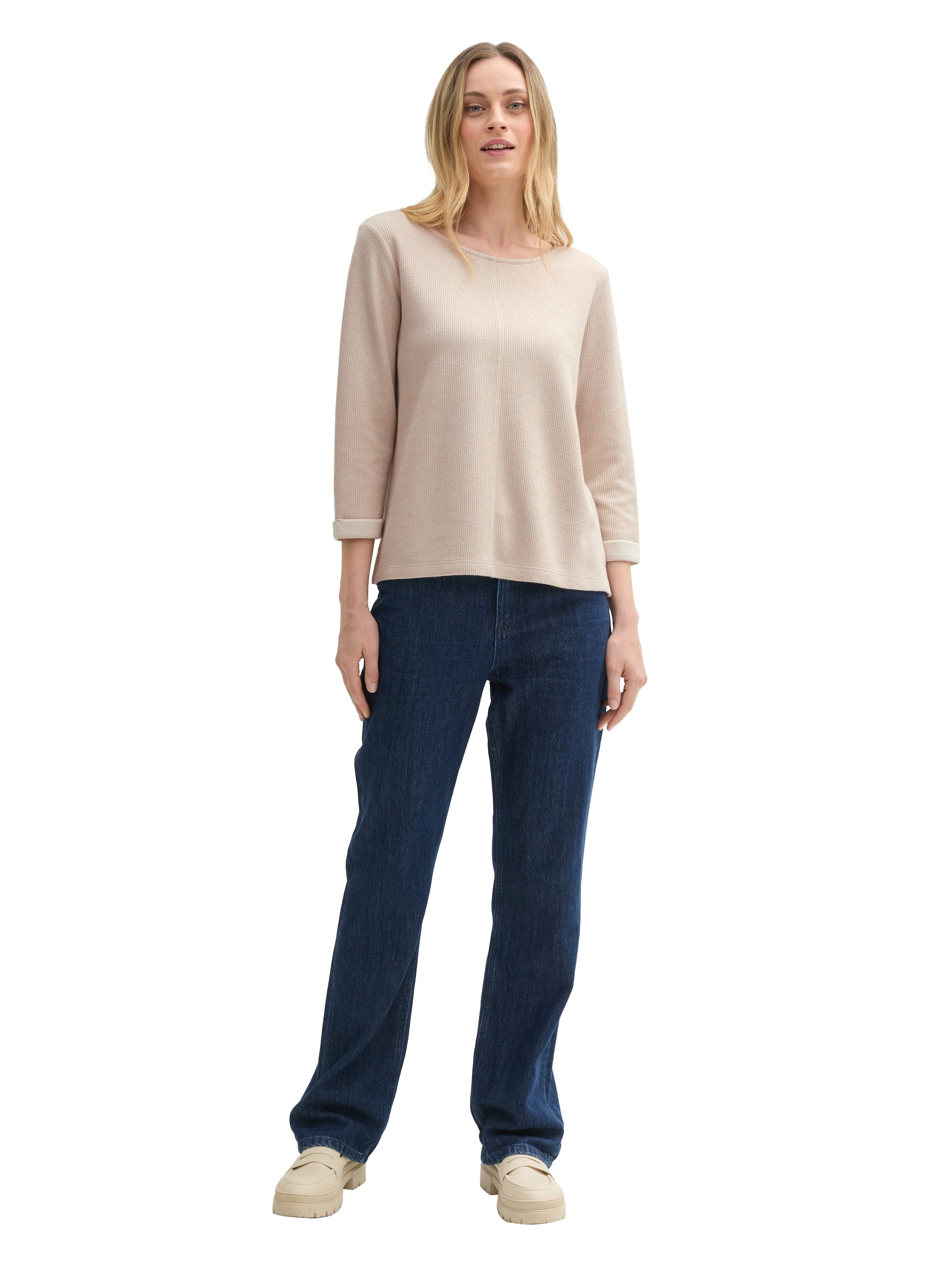 Tom Tailor Sweatshirt in gemêleerde look