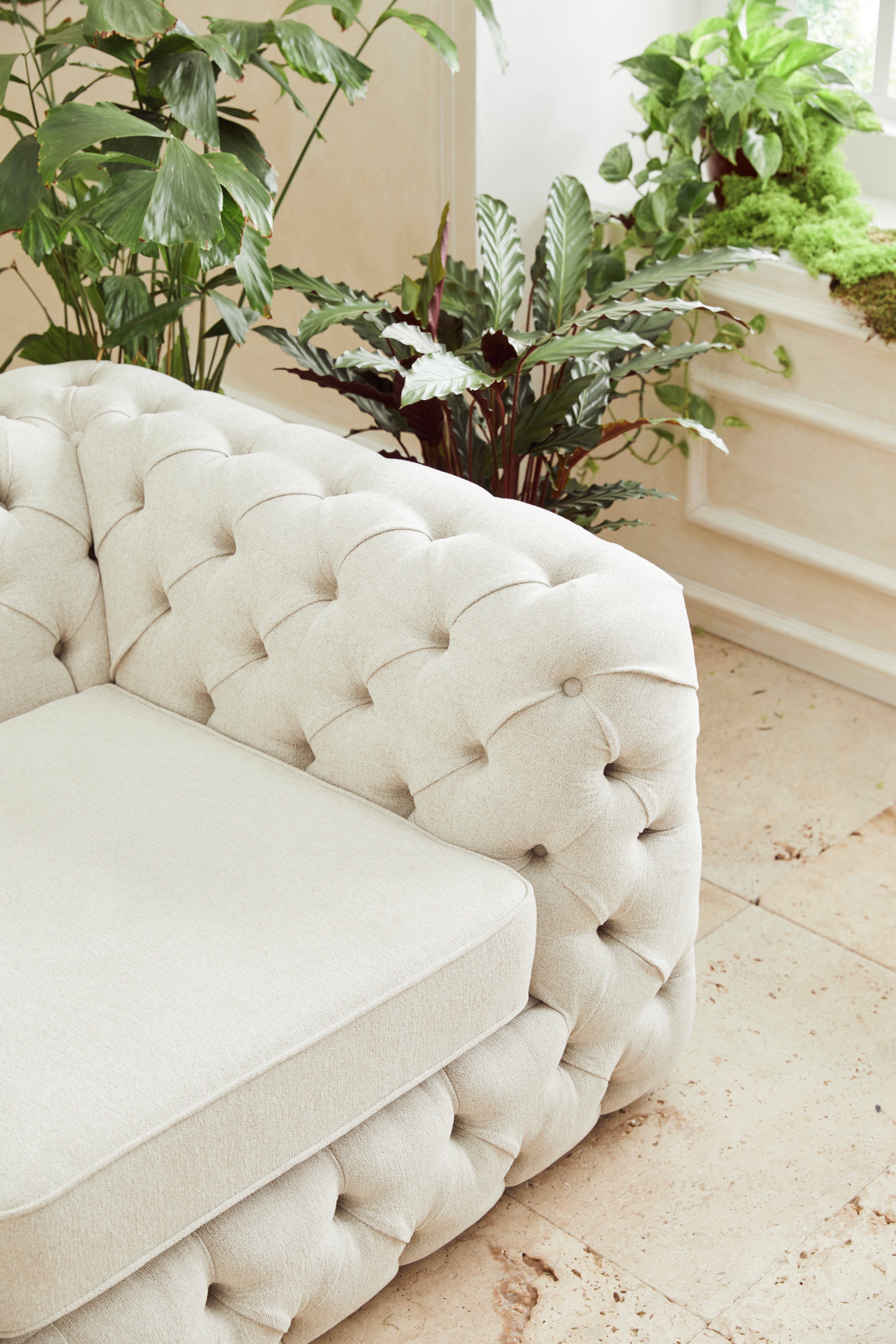 Guido Maria Kretschmer Home&Living Chesterfield-bank Kalina met klassieke chesterfield-capitonnage