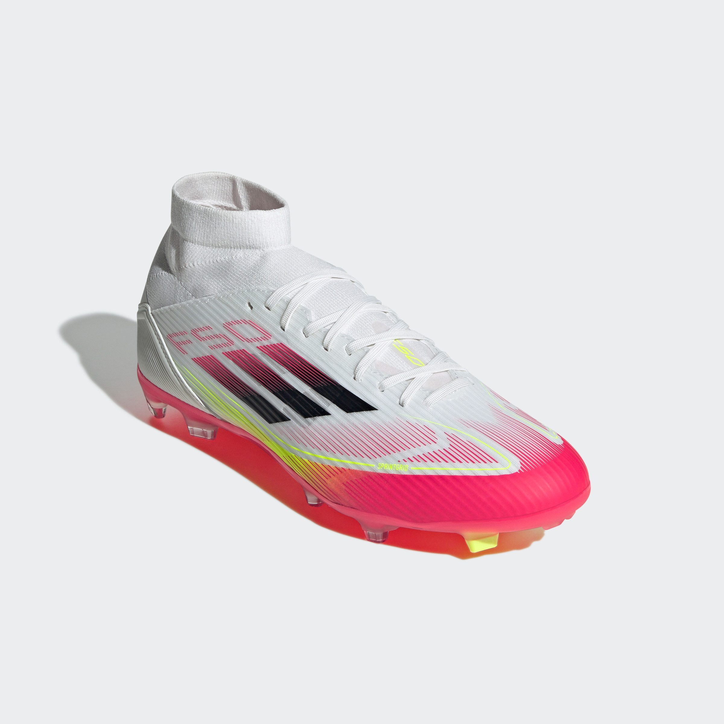 adidas Performance Voetbalschoenen F50 LEAGUE MID FG/MG unisex zaalvoetbalschoenen maat 47 wit