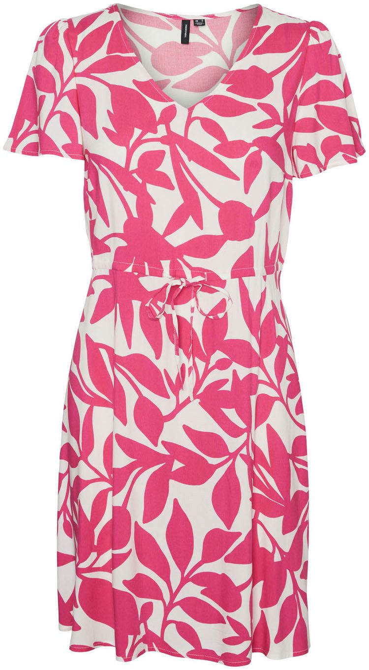Vero Moda Mini-jurk VMEASY JOY SS SHORT DRESS WVN GA