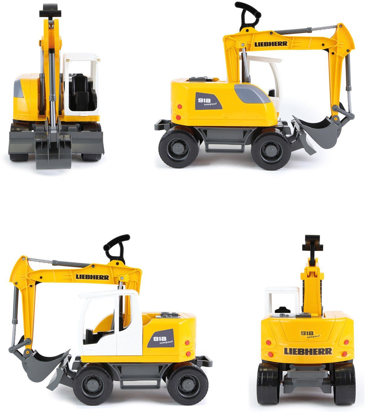 Lena® Speelgoed graafmachine Worxx, Liebherr Compact A918 Litronic