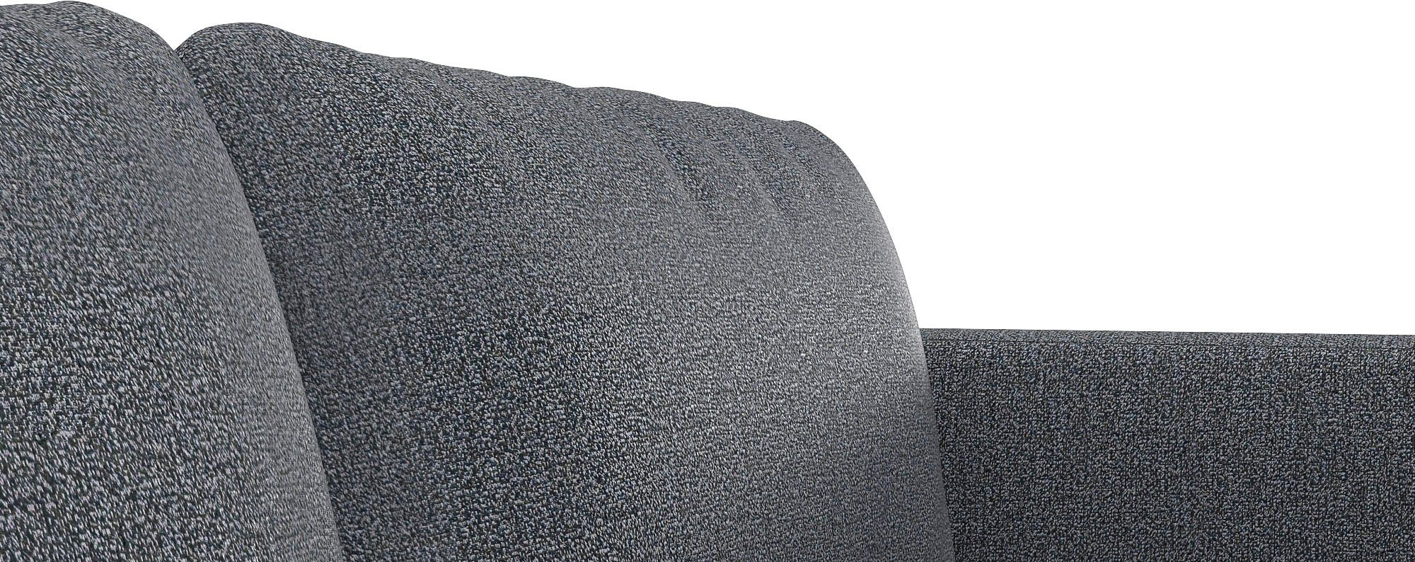 FLEXLUX Hoekbank Bolzano, elegant en comfortabel, L-vorm Zitting van koudschuim & stalen vering, losse zit- en rugkussens