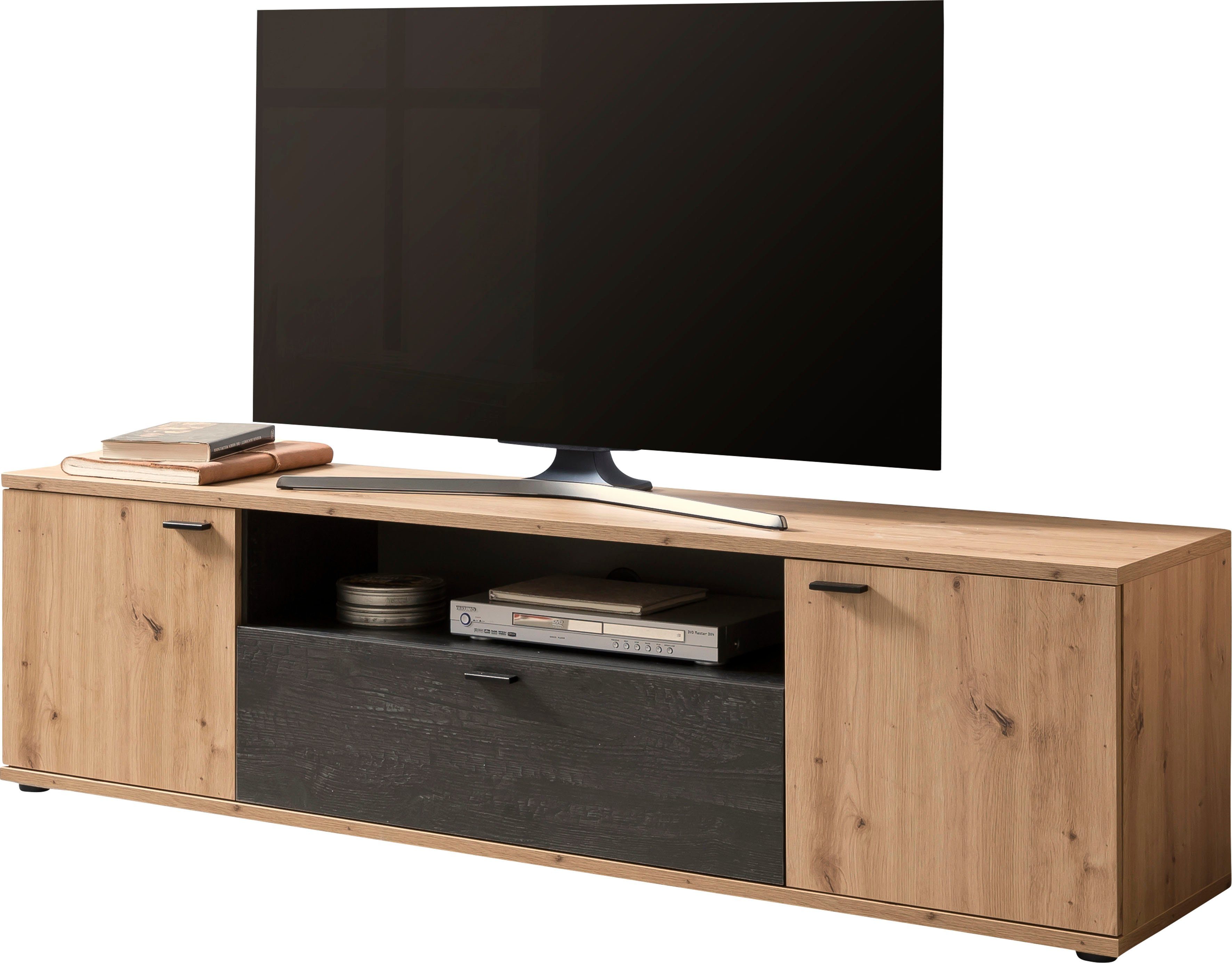 HELA Tv-meubel Atlanta Breedte 180 cm lowboards bruin
