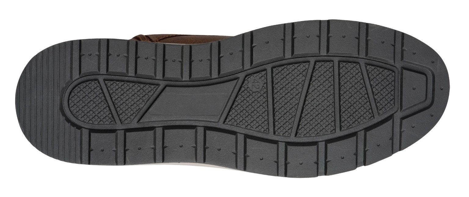 Marco Tozzi Sneakers , veterschoen met zacht gevoerde schachtrand