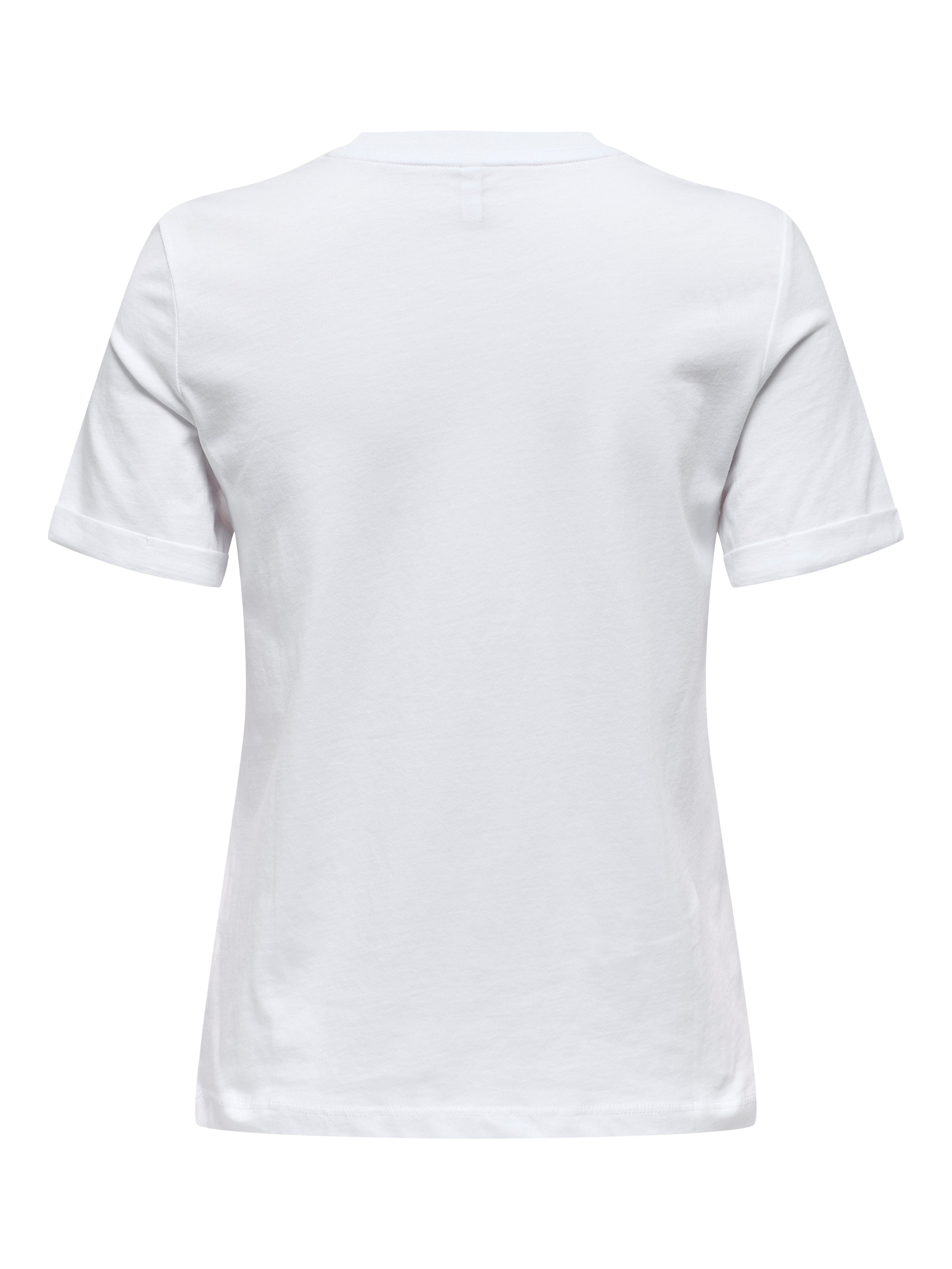 Only Shirt met korte mouwen ONLHOLLIS LIFE S/S O-NECK TOP BOX JRS
