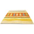 morgenland vloerkleed design-vloerkleed met de hand geweven oranje viscose oranje