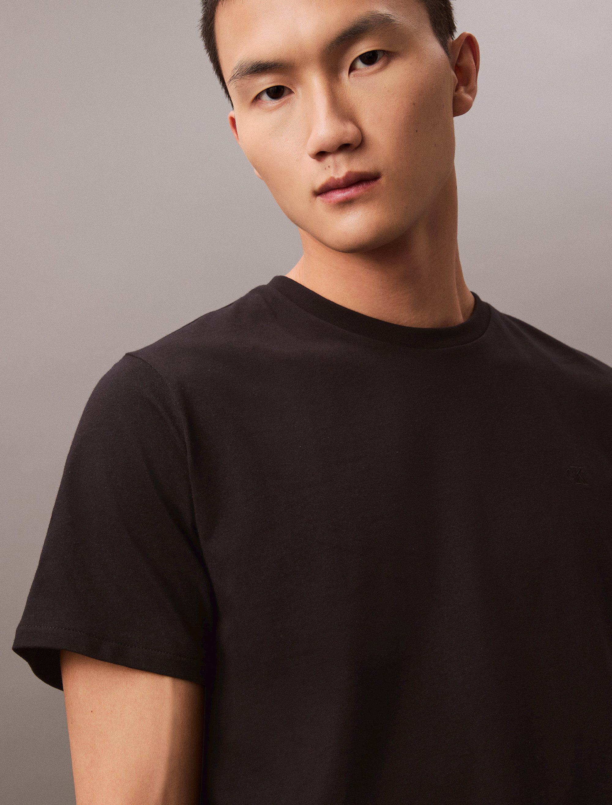 Calvin Klein T-shirt SS SMOOTH CTTN SOLID CREWNK TEE