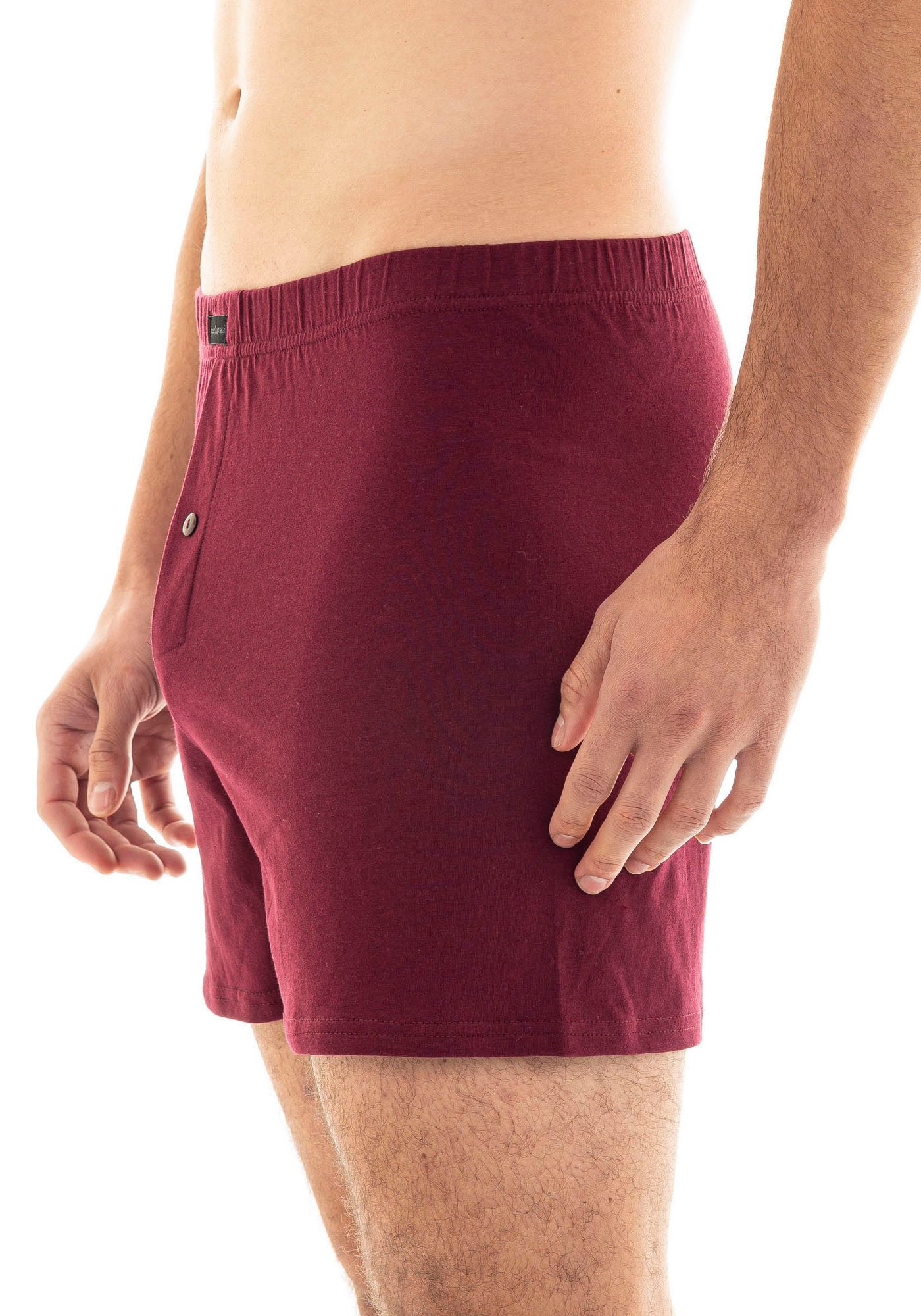 Bruno Banani Wijde boxershort Loose fit met knoopsluiting (2 stuks Set van 2)