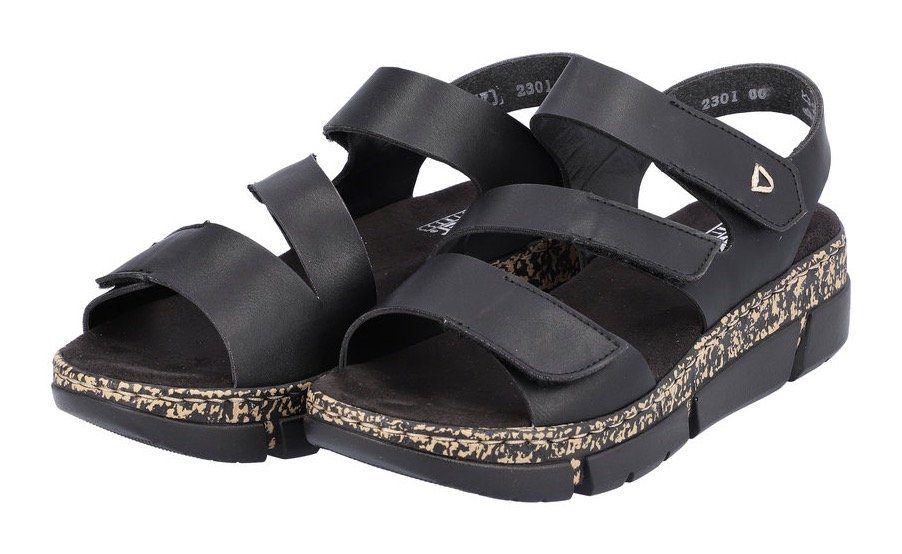 Rieker Sandalen zomerschoen, sandaal, sleehak, met klittenbandsluitingen