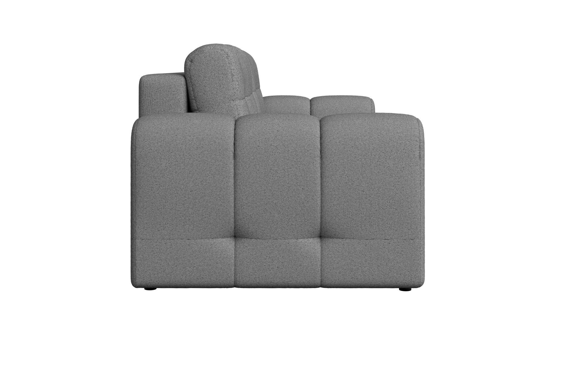 INOSIGN 3-zitsbank Manilla, optioneel met bedfunctie, B/D/H 265/117/91 cm met golfondersteuning, in verschillende materialen en kleuren