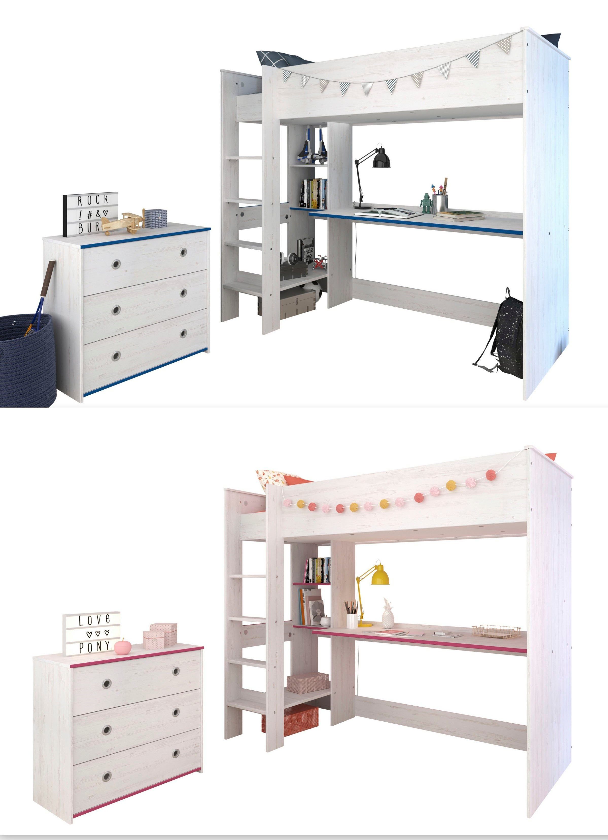 Parisot Tienerkamerset Smoozy_29 (2-delig) complete kinderkamers