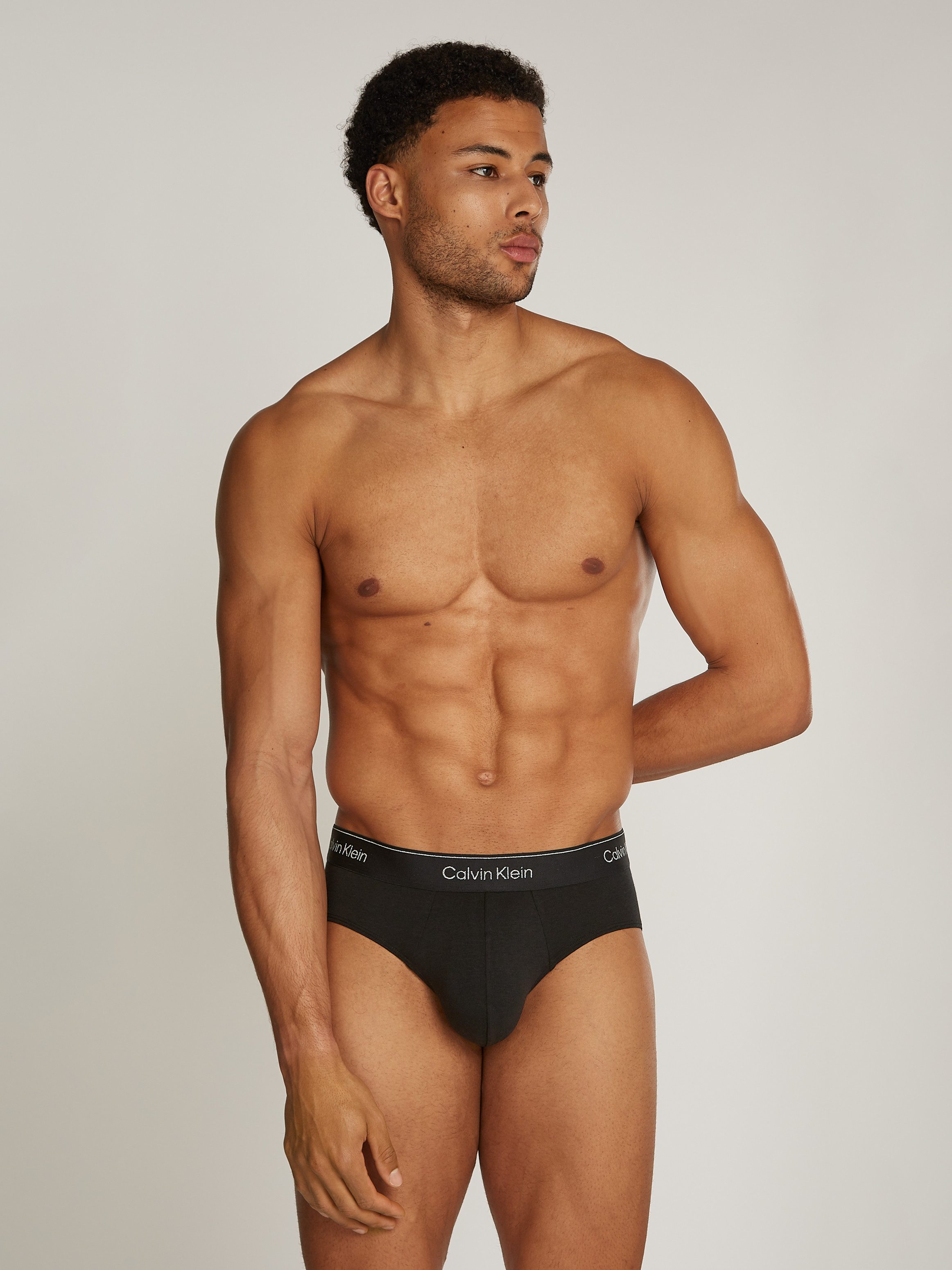 Calvin Klein Hipster HIP BRIEF 3PK met logo-elastische tailleband (3 stuks) (3 stuks)