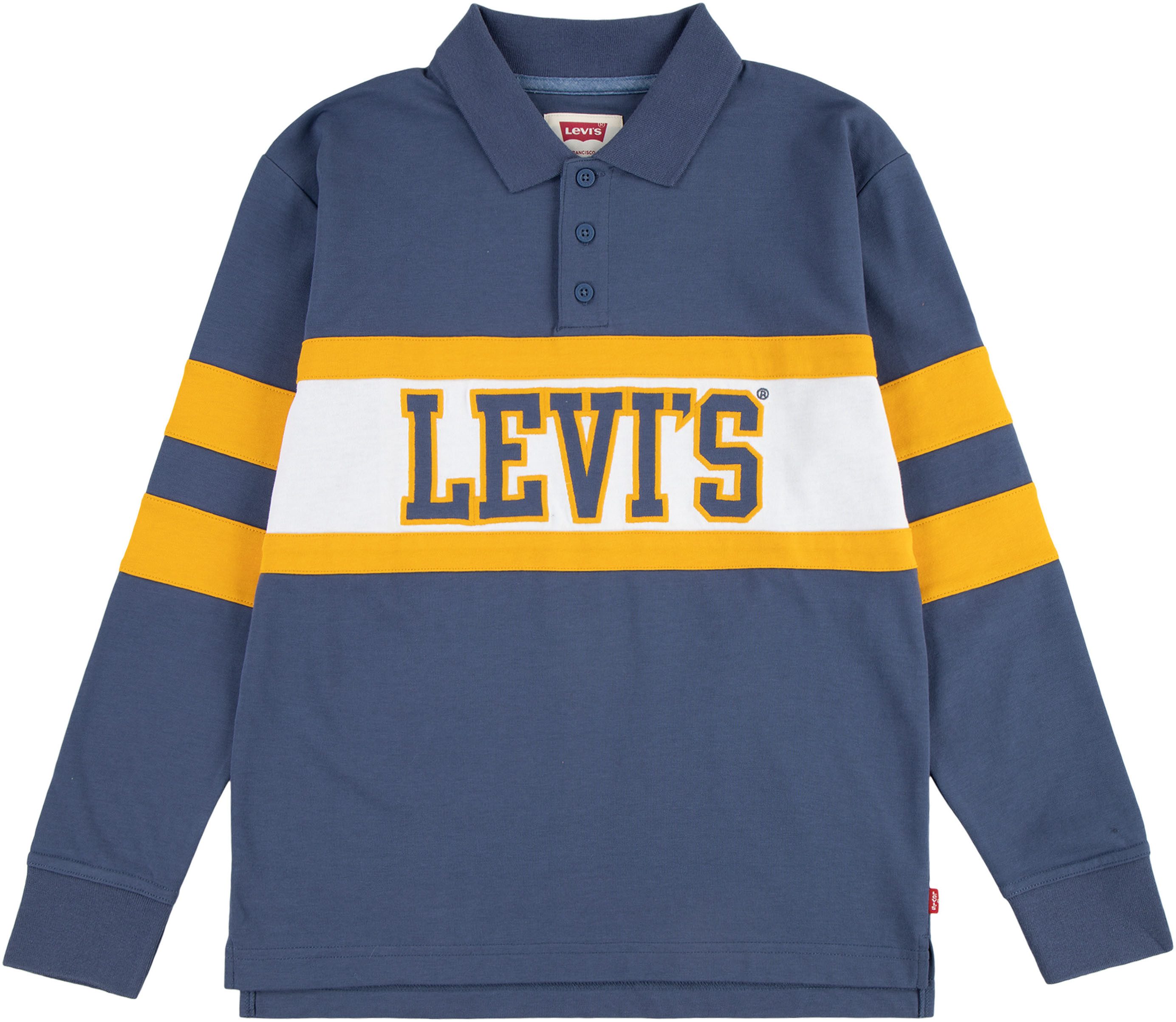 Levi's Kidswear Poloshirt met lange mouwen LVB RELAXED LS POLO met merkopschrift voor jongens