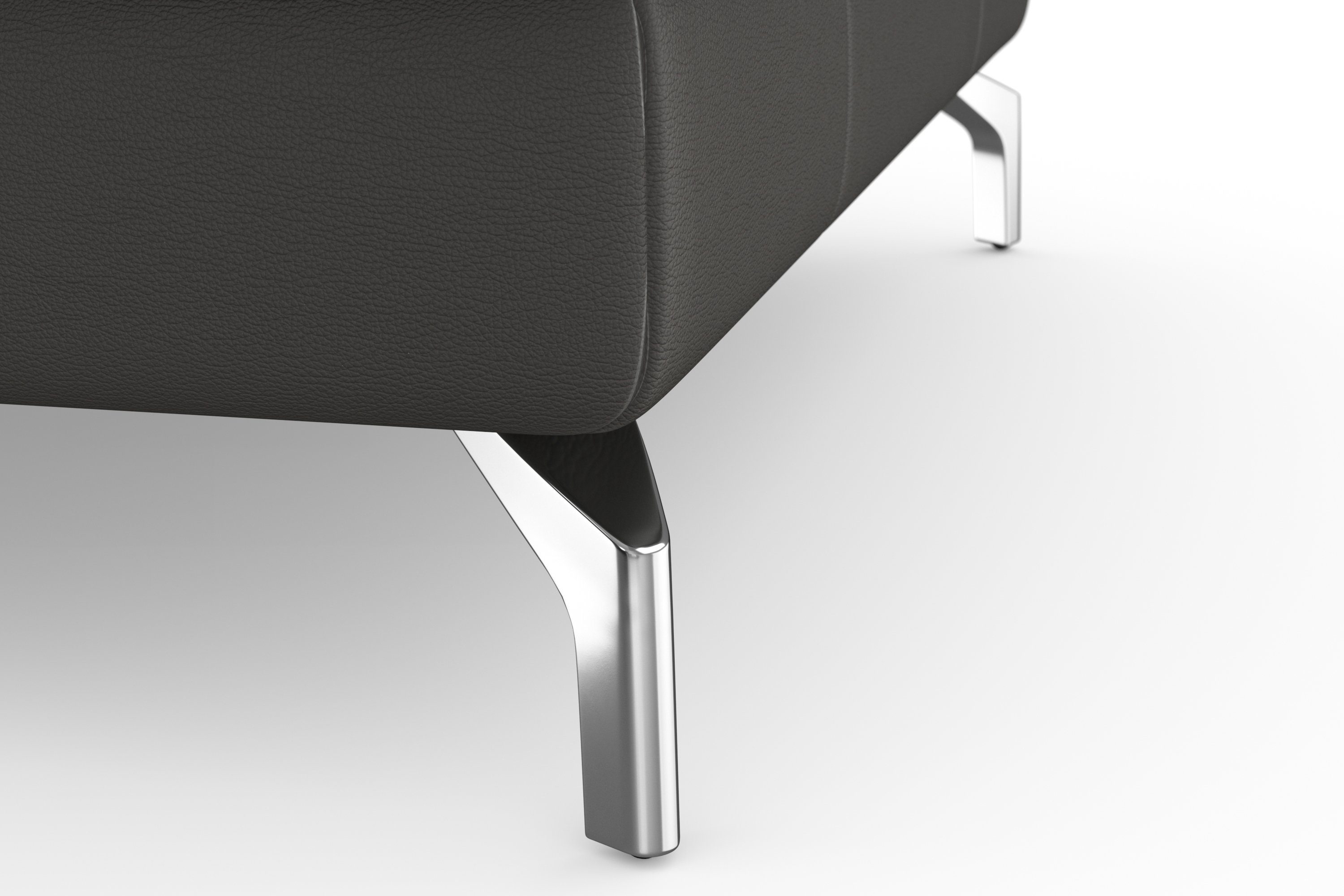 sit&more Zithoek Bendigo U-vorm inclusief zitdiepteverstelling, bodemvrijheid 12 cm, in 2 pootkleuren