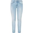pepe jeans skinny fit jeans soho in 5-pocketsstijl met 1-knoop en stretchaandeel blauw