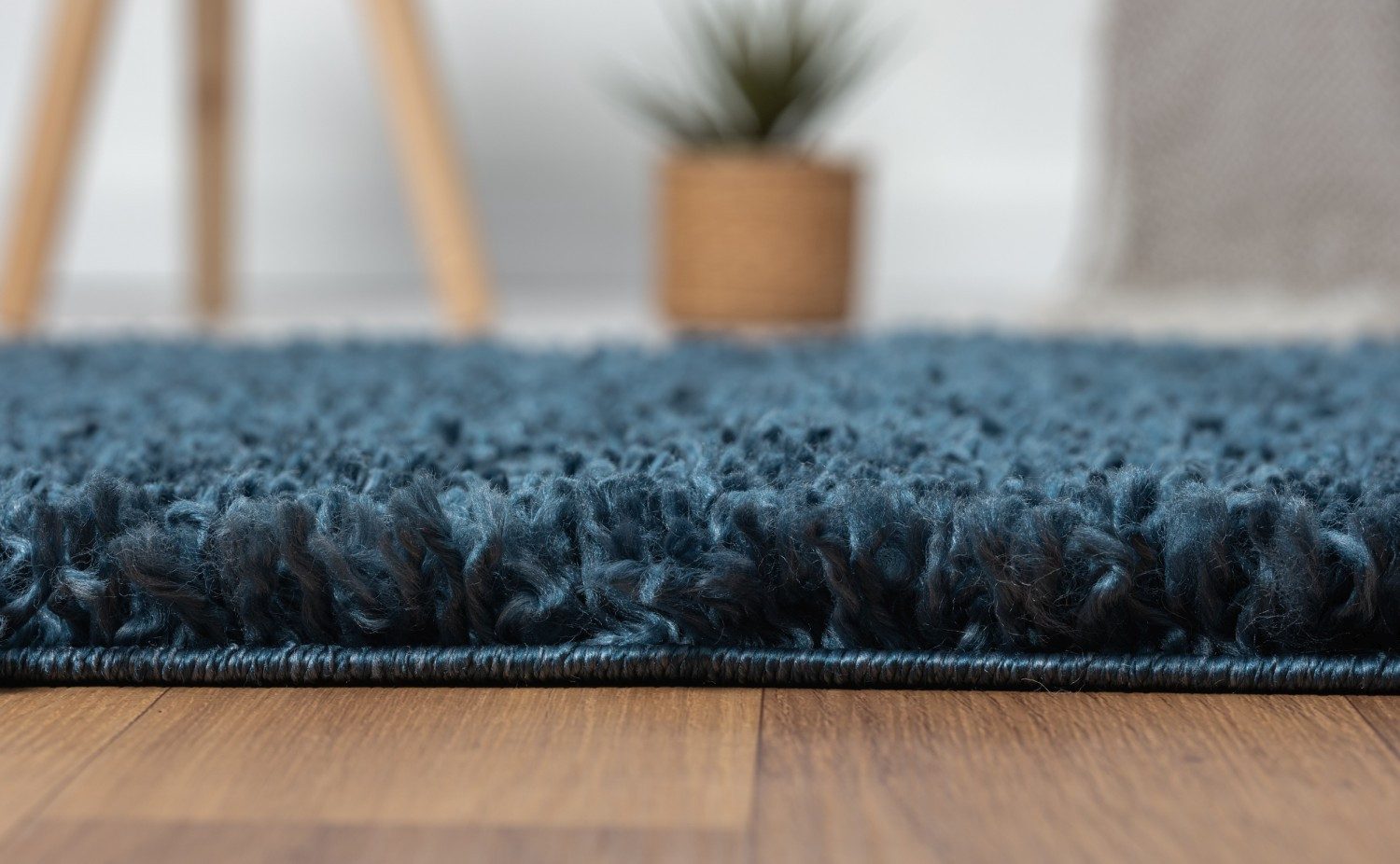 my home Hoogpolig vloerkleed Banji Uni-kleuren, zacht en fluffy, ook als loper en in rond verkrijgbaar