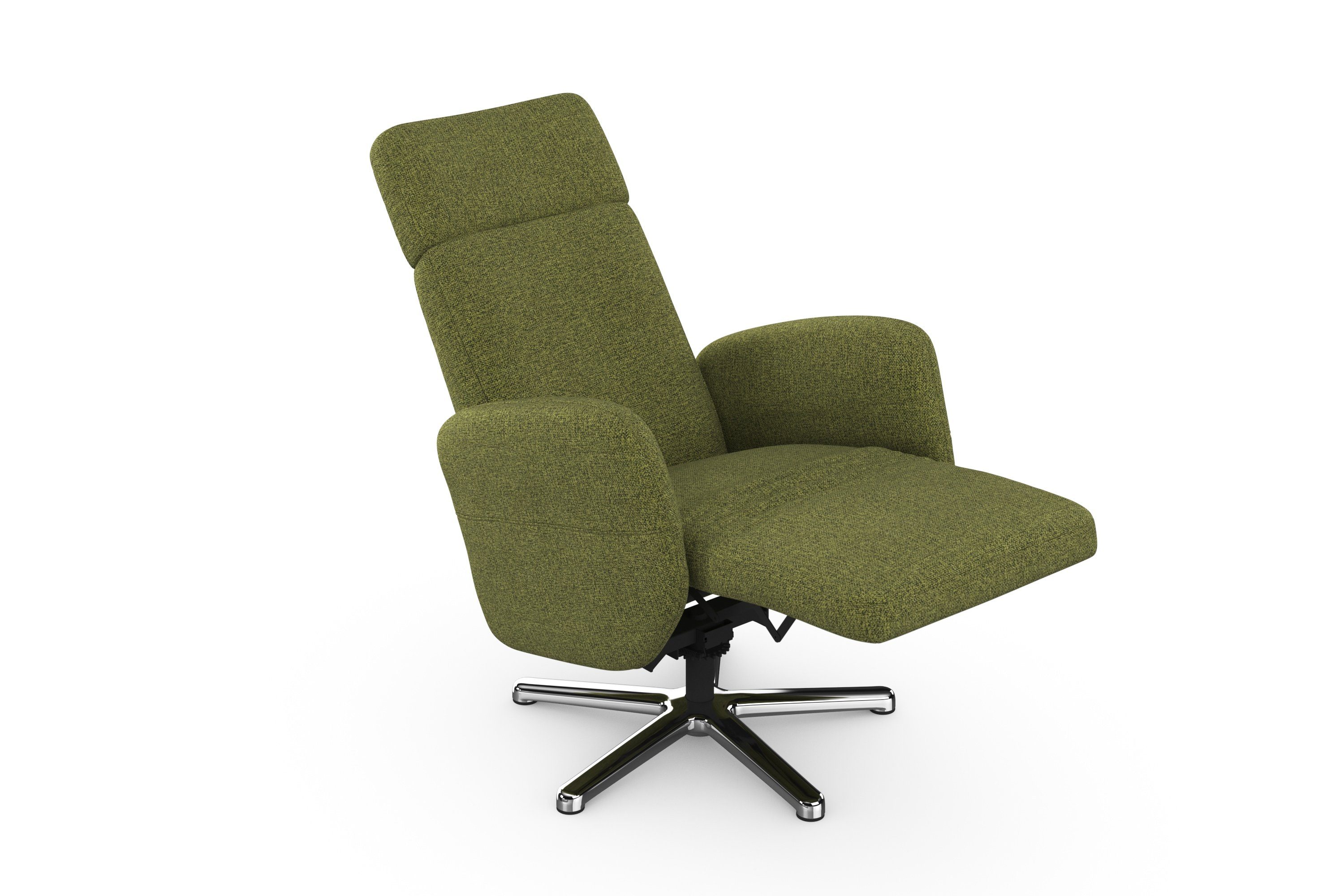 sit&more Relaxfauteuil Grenoble, incl. hoofdsteunverstelling en bekabelde afstandsbediening