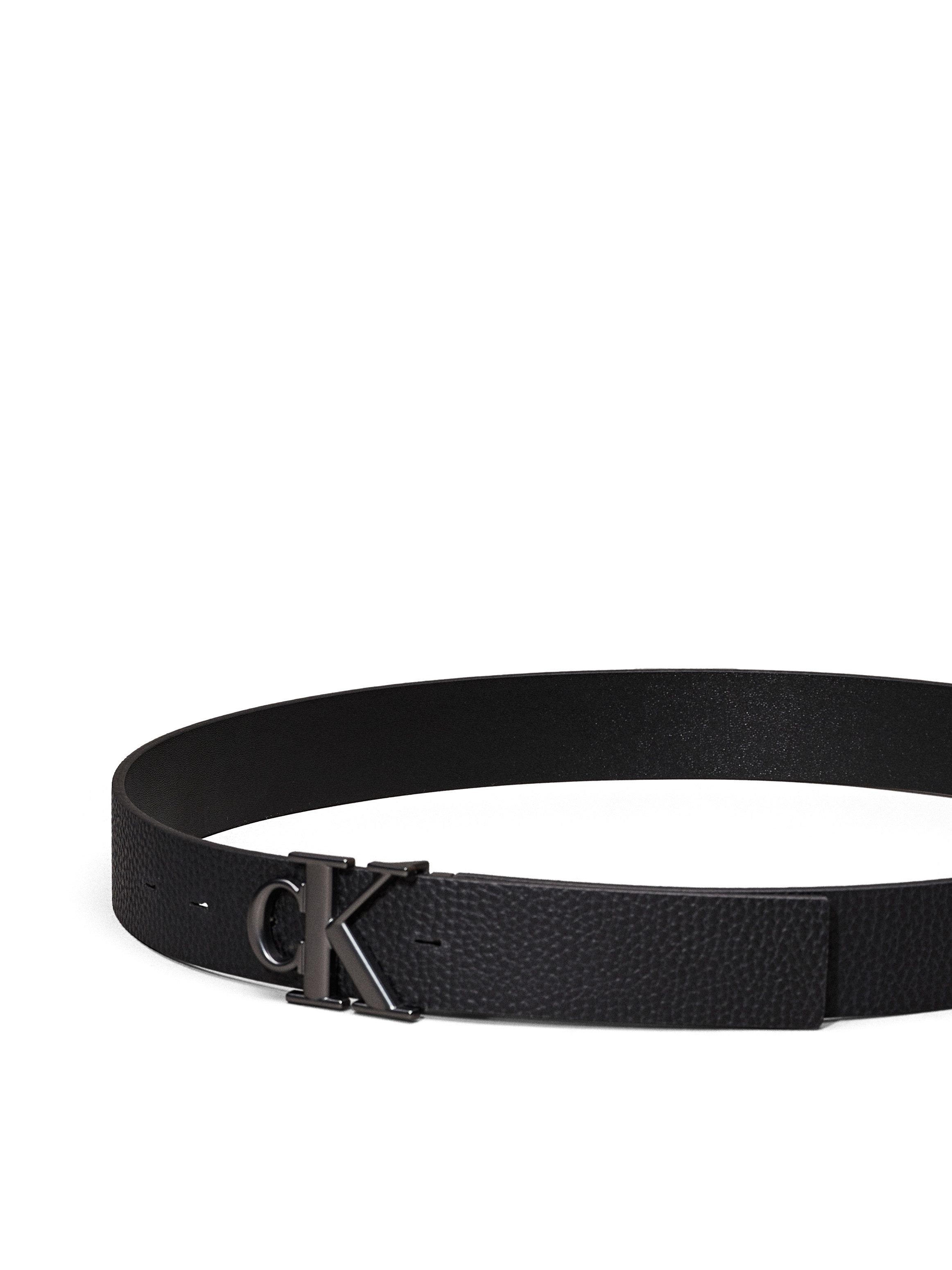 Calvin Klein Leren Riem met logo-sluiting